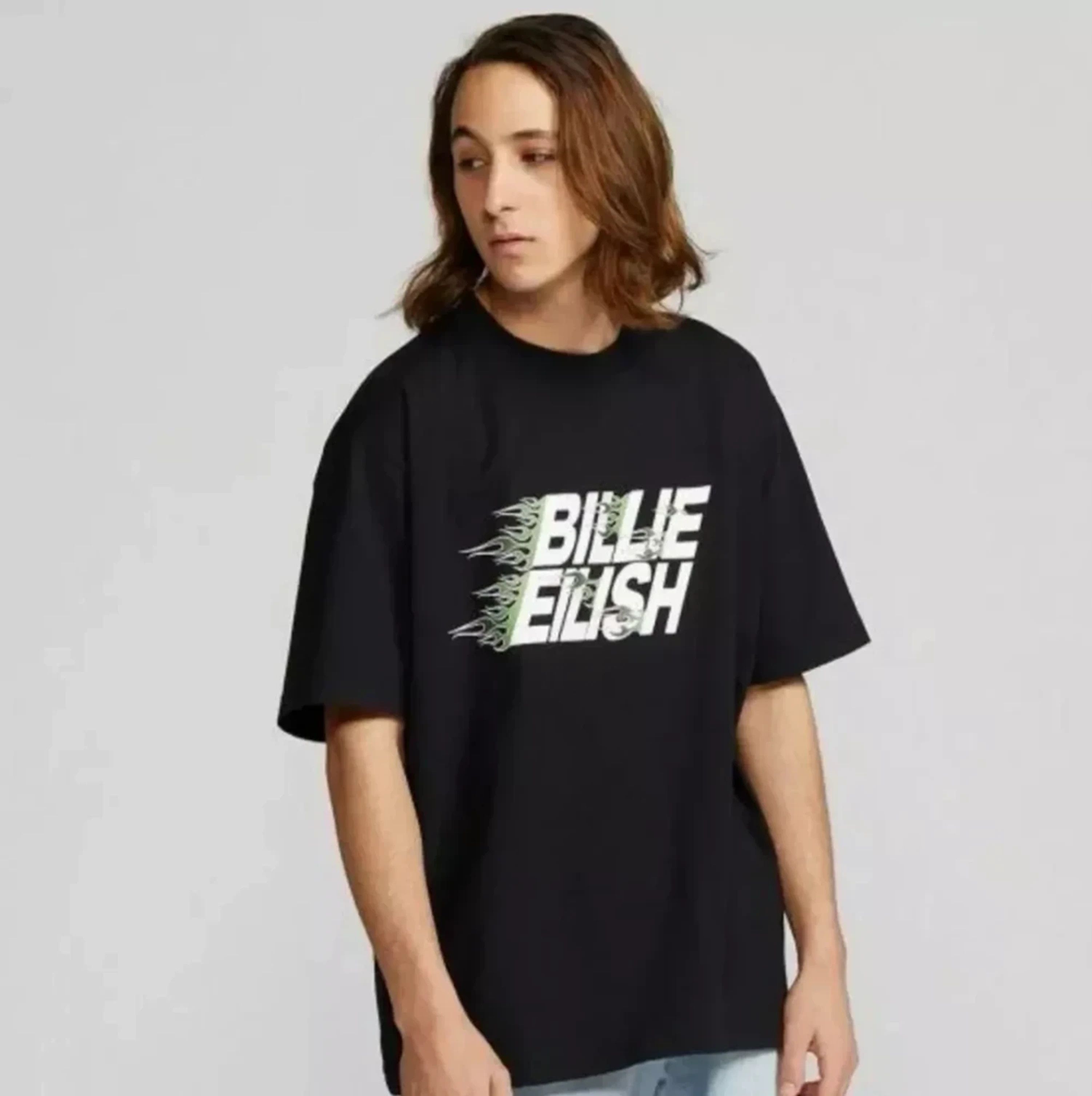 Billie Eilish MEN Billie Eilish by Takashi Murakami Graphic T-Shirt Size US M / EU 48-50 / 2 - 3 Thumbnail