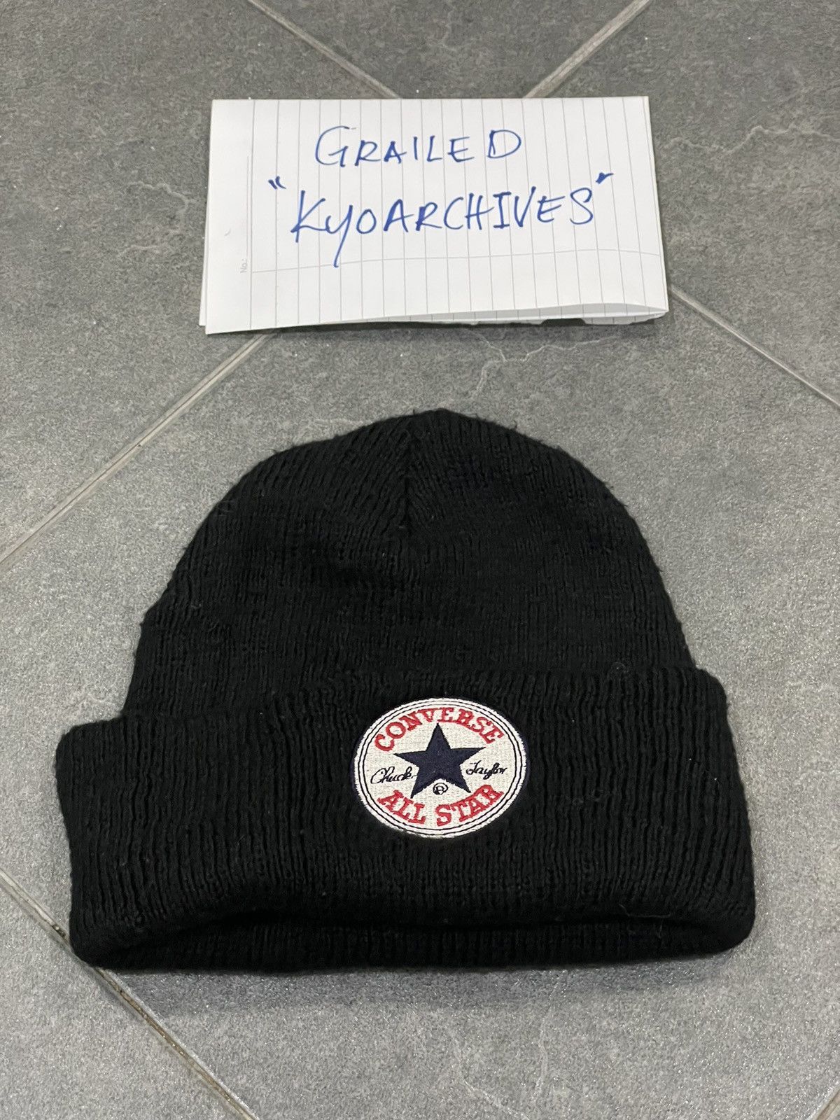 Converse CONVERSE BLACK BEANIE Size ONE SIZE - 1 Thumbnail