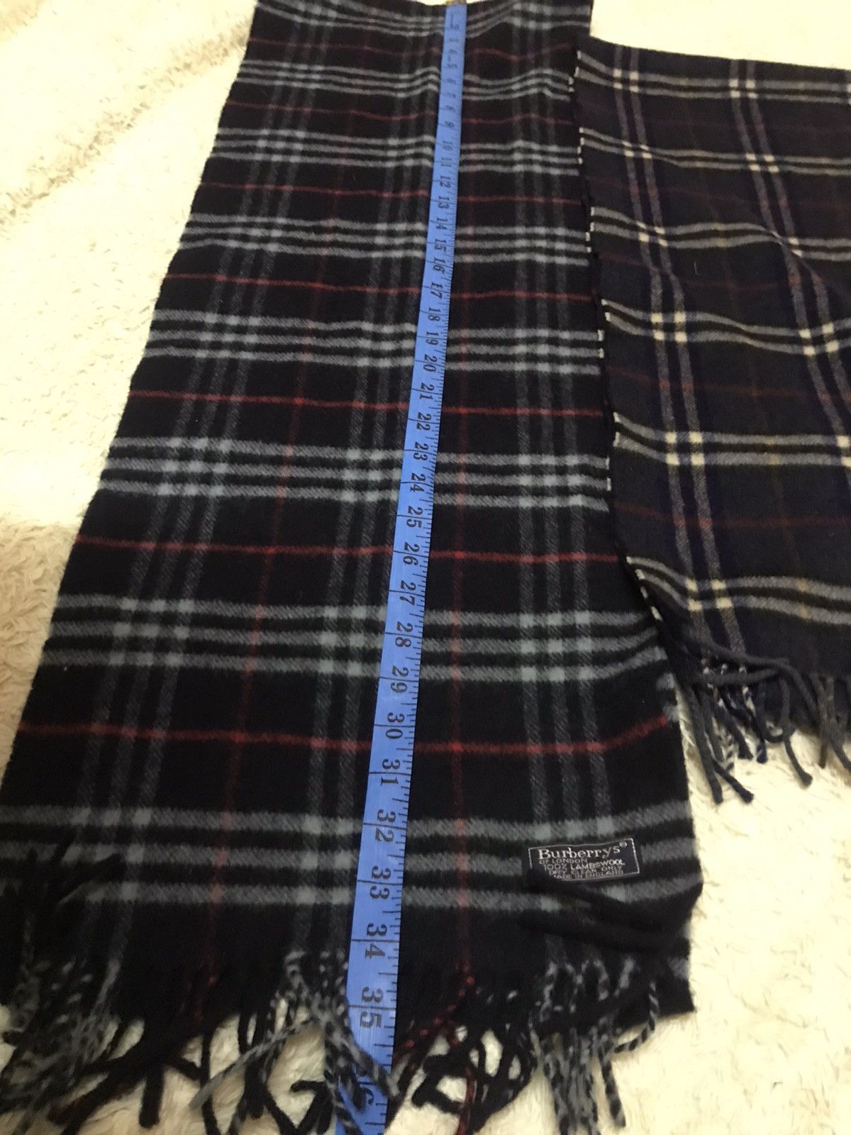 Burberry ‼️COMBO 2pcs SCARF LAMBSWOOL VINTAGE BURBERRY NOVACHECK ‼️ Size ONE SIZE - 8 Thumbnail