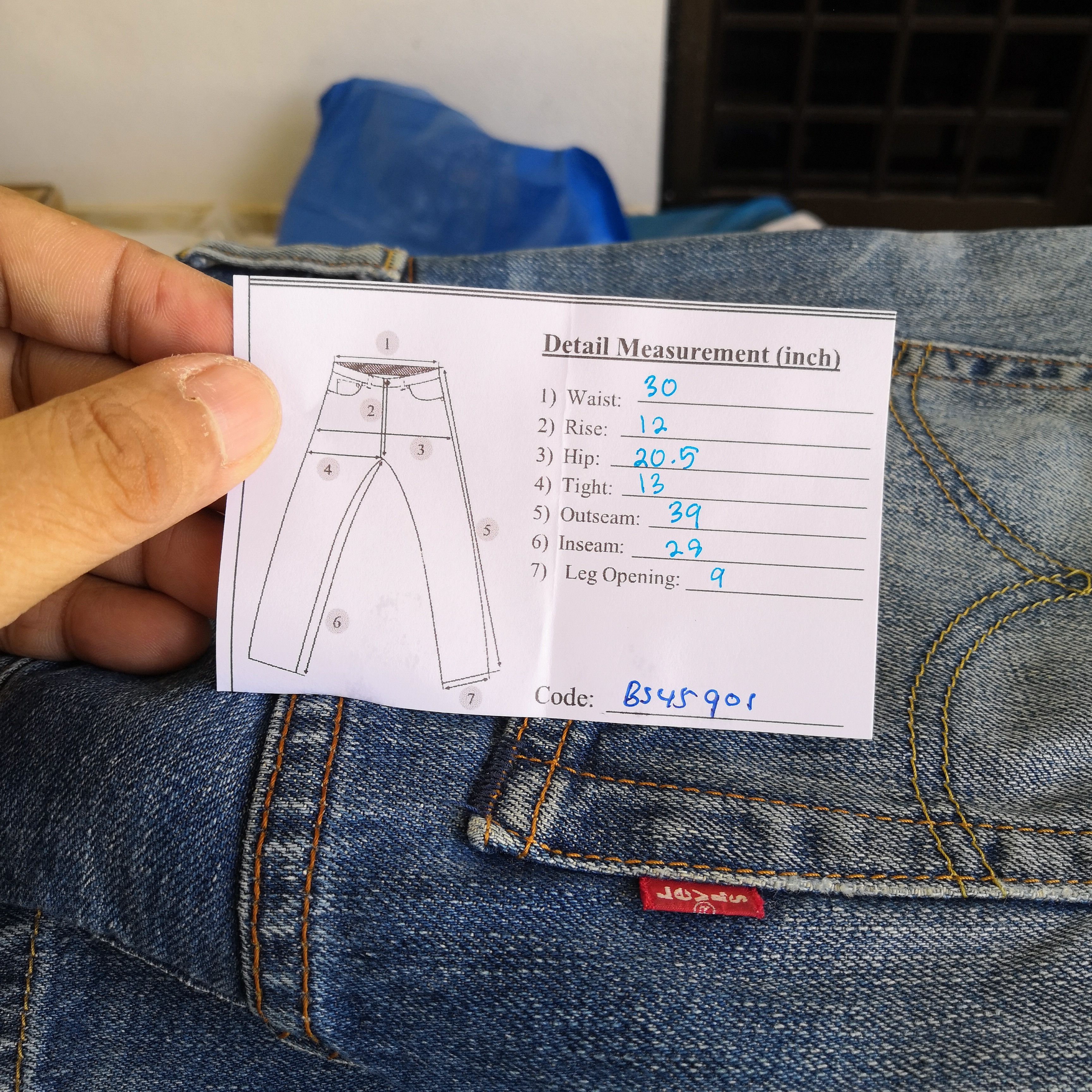 Levi's W31 Vintage Levi's Distressed Jeans Levis Blue Denim Pants Size US 30 / EU 46 - 13 Thumbnail
