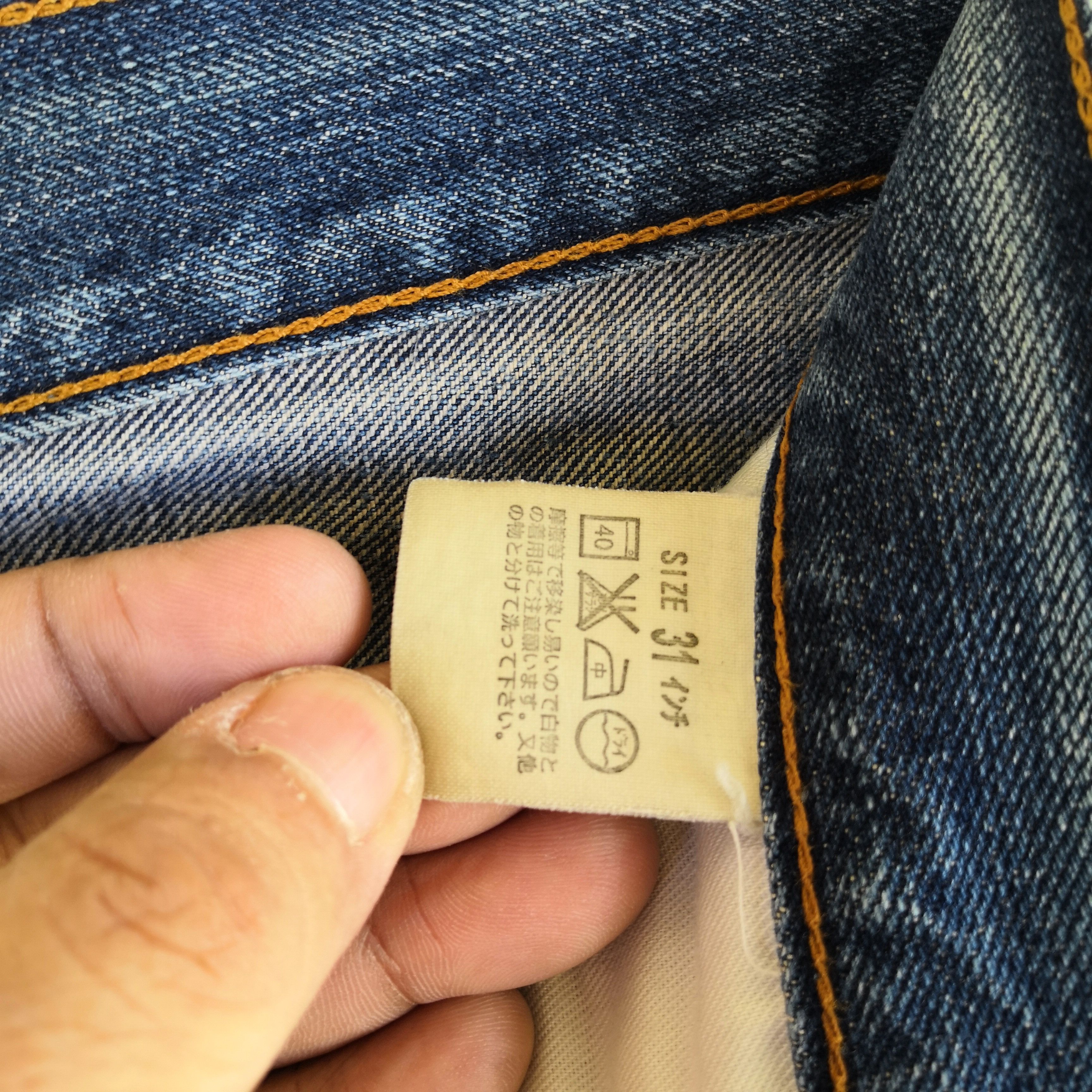Levi's W31 Vintage Levi's Distressed Jeans Levis Blue Denim Pants Size US 30 / EU 46 - 11 Thumbnail