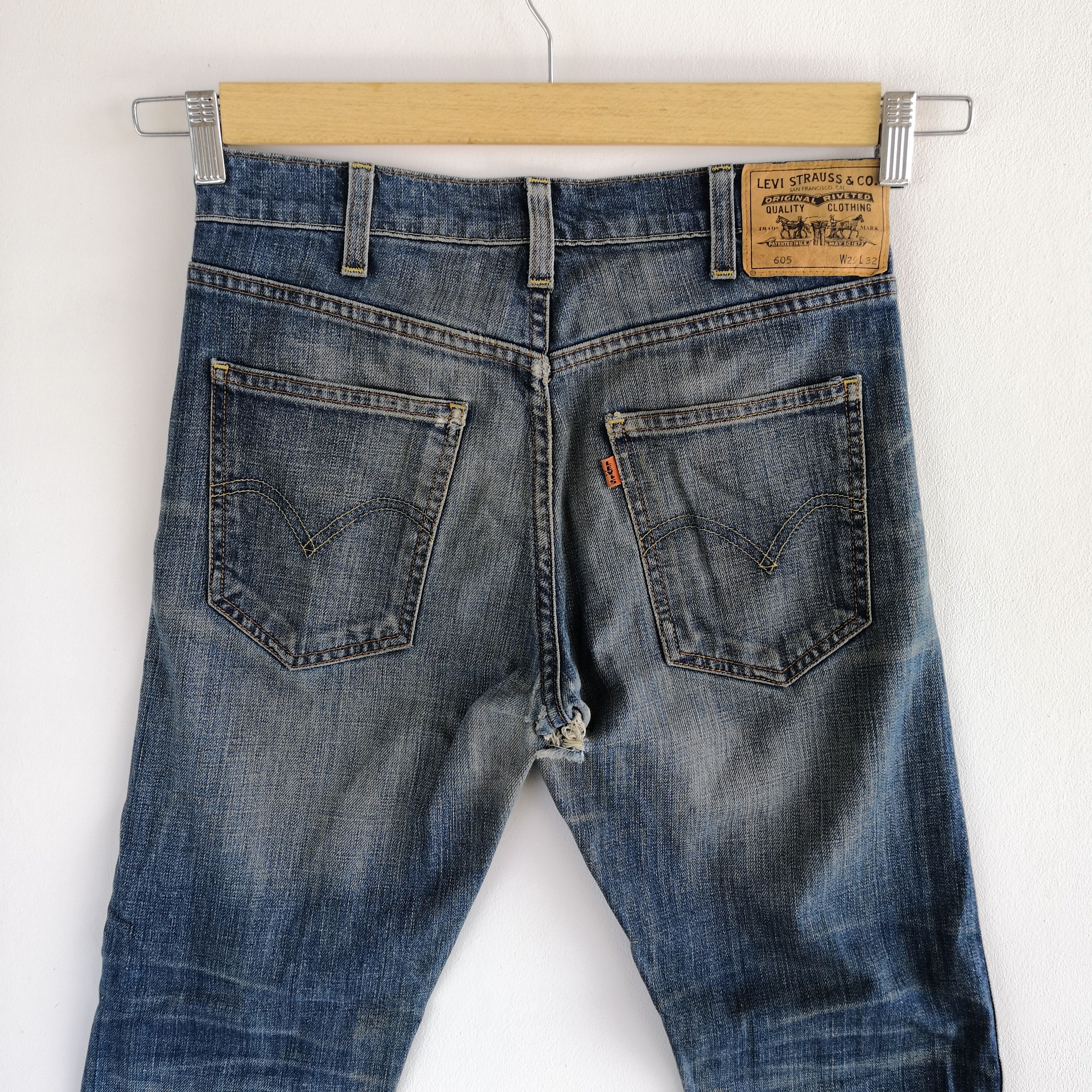 Levi's Vintage Orange Tab Levi's Jeans Levis Ripped Skinny Denim Size US 30 / EU 46 - 6 Thumbnail