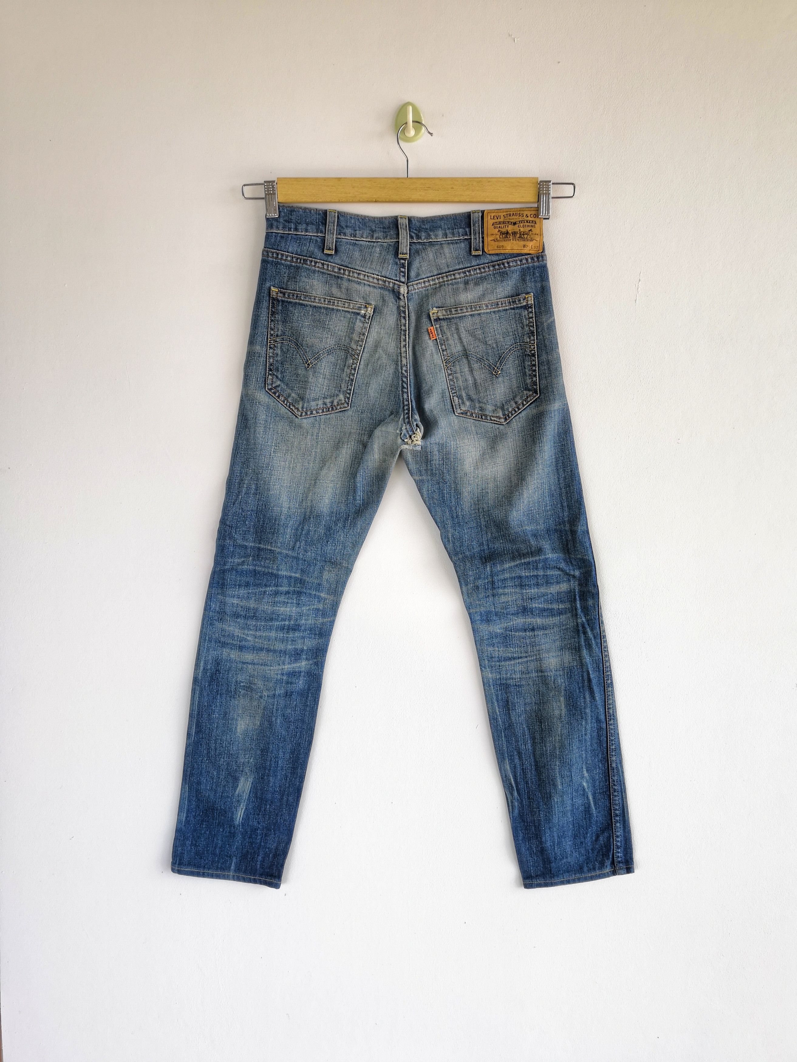 Levi's Vintage Orange Tab Levi's Jeans Levis Ripped Skinny Denim Size US 30 / EU 46 - 2 Thumbnail