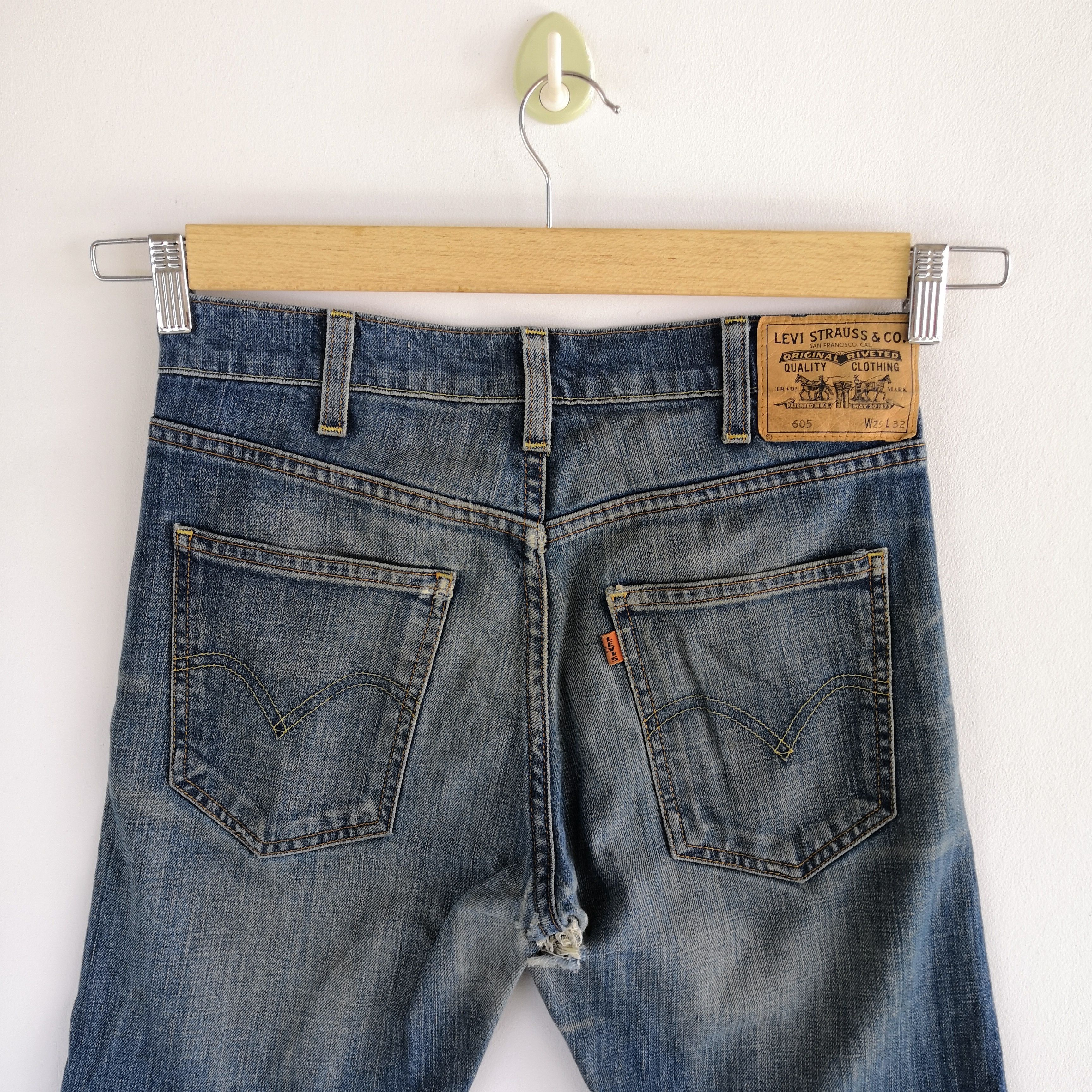 Levi's Vintage Orange Tab Levi's Jeans Levis Ripped Skinny Denim Size US 30 / EU 46 - 5 Thumbnail