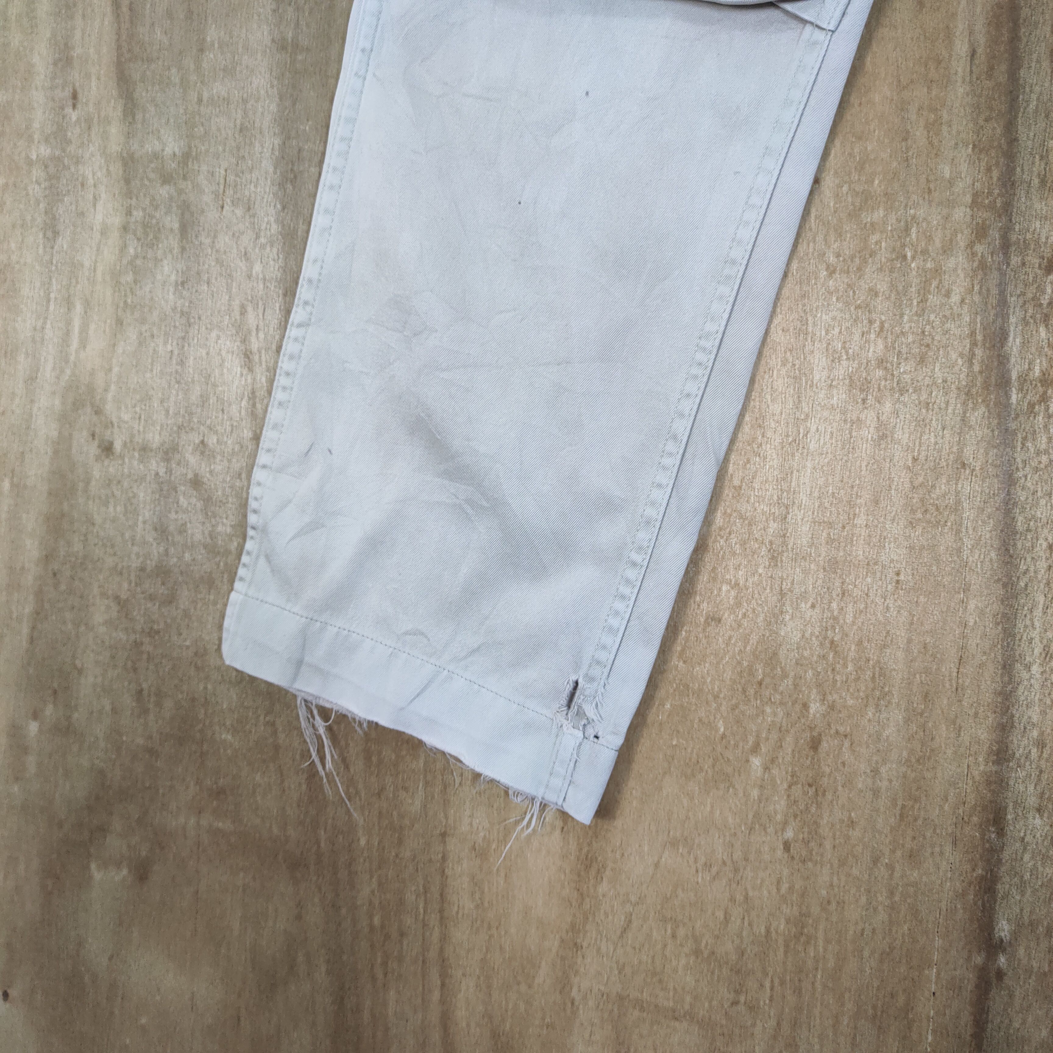 Japanese Brand VINTAGE SHIPS FADED WHITE CARGO PANTS Size US 30 / EU 46 - 9 Thumbnail