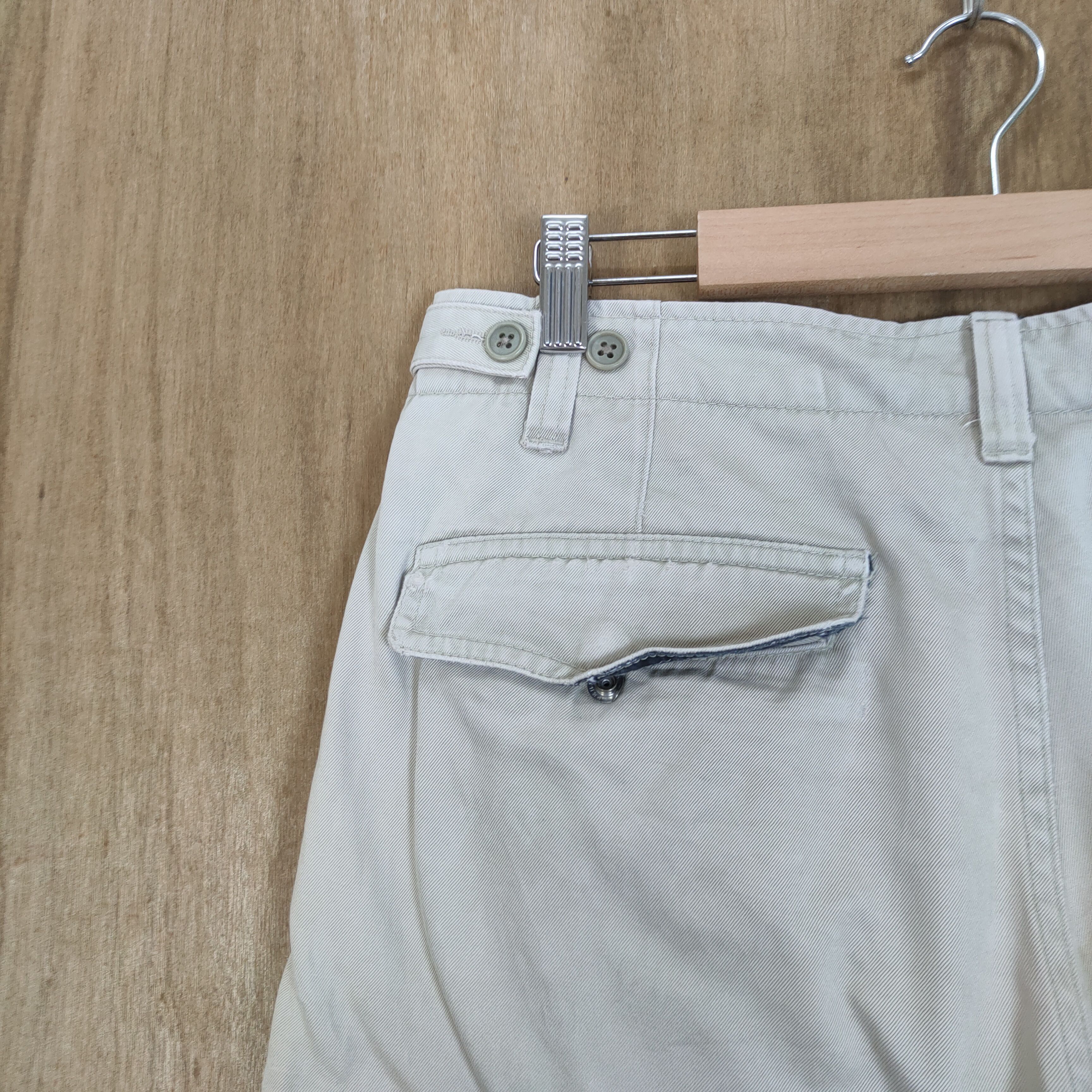 Japanese Brand VINTAGE SHIPS FADED WHITE CARGO PANTS Size US 30 / EU 46 - 15 Thumbnail