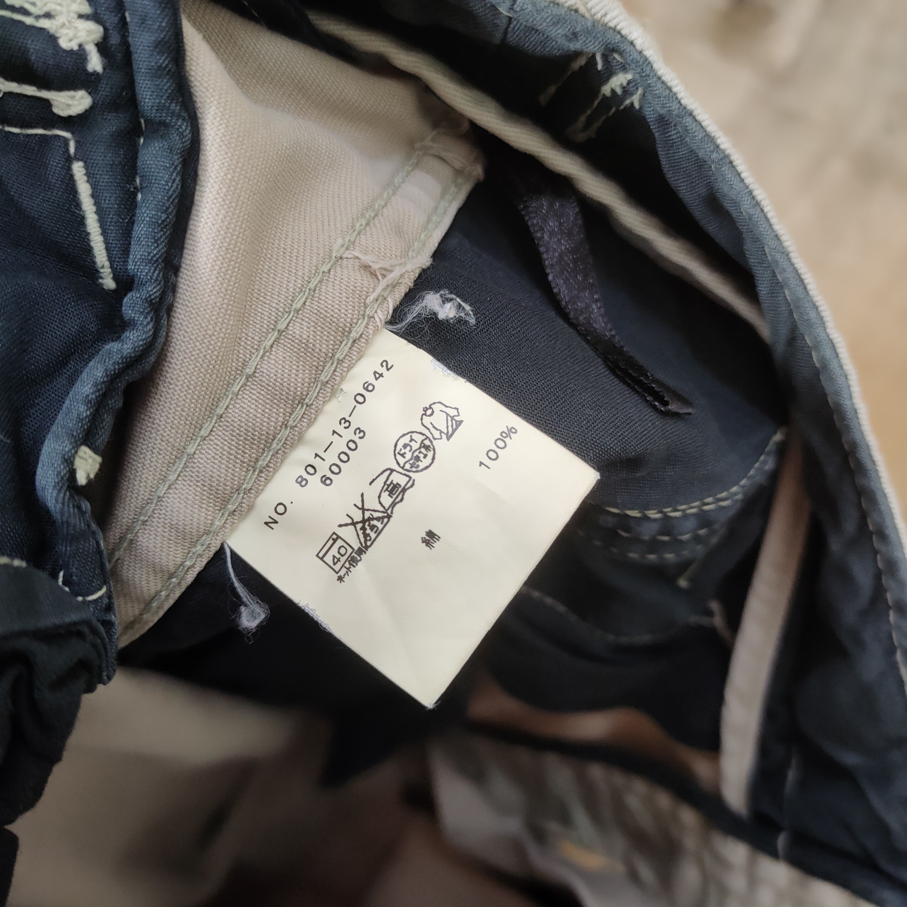 Japanese Brand VINTAGE SHIPS FADED WHITE CARGO PANTS Size US 30 / EU 46 - 20 Thumbnail