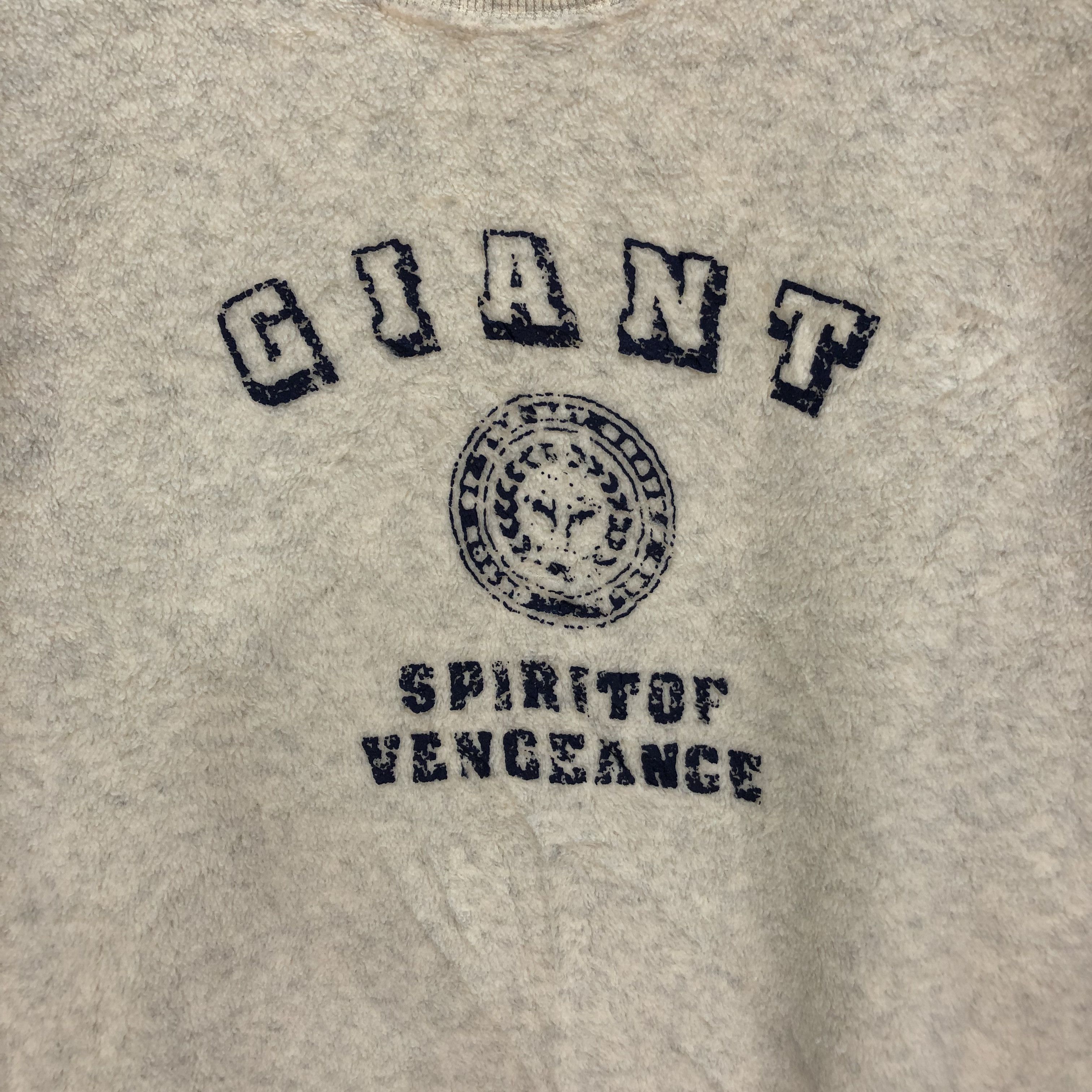 Japanese Brand GNICOLL STREETWEAR GIANT SPIRIT OF VENGEANCE FLEECE #6394-64 Size US M / EU 48-50 / 2 - 3 Thumbnail