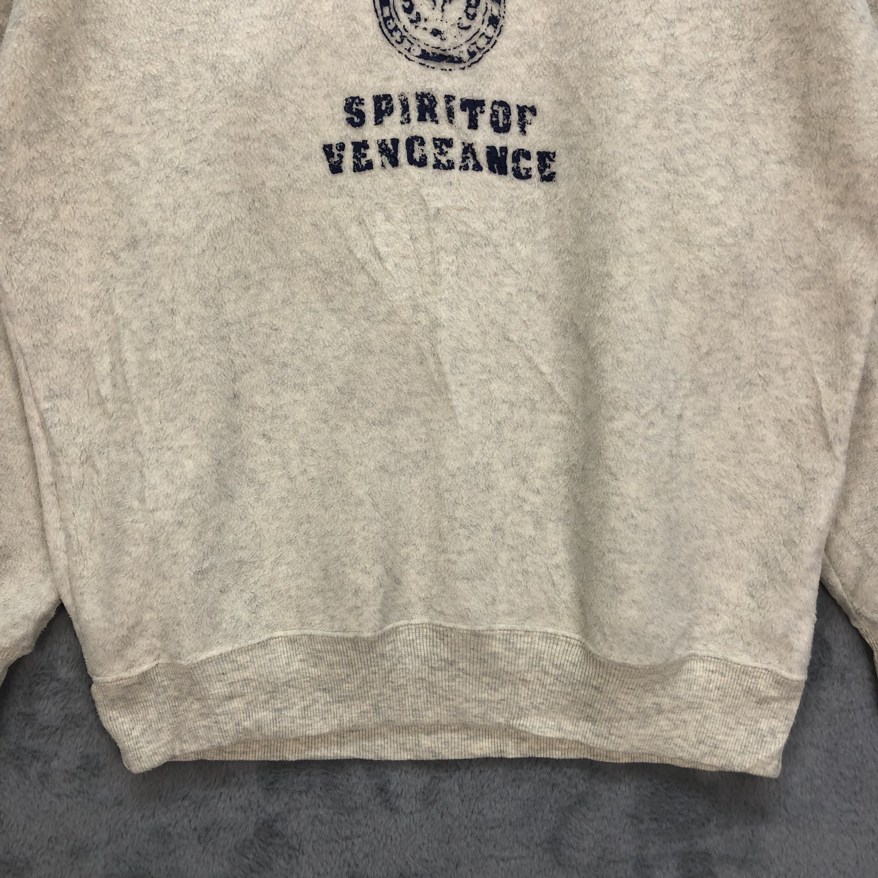Japanese Brand GNICOLL STREETWEAR GIANT SPIRIT OF VENGEANCE FLEECE #6394-64 Size US M / EU 48-50 / 2 - 4 Thumbnail
