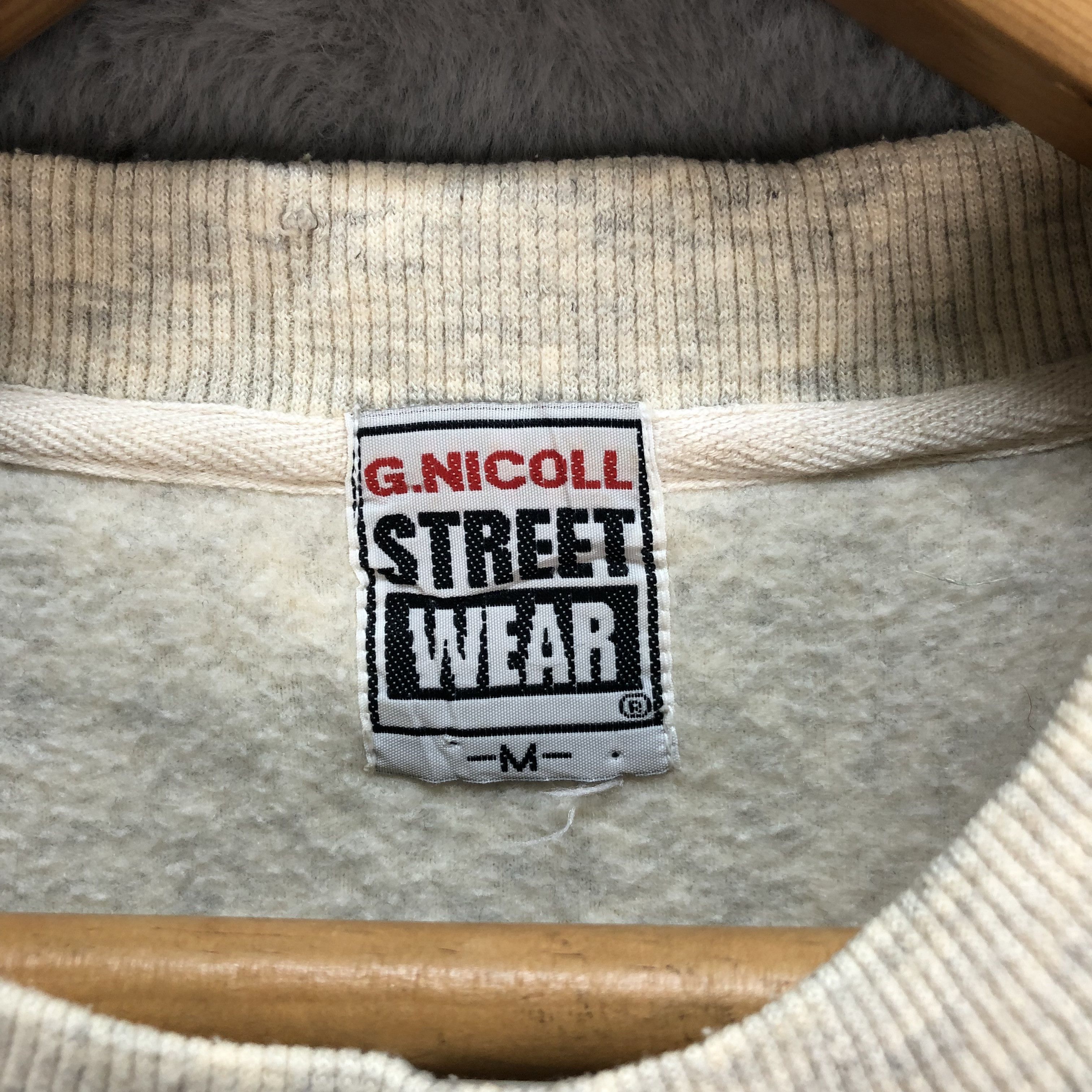 Japanese Brand GNICOLL STREETWEAR GIANT SPIRIT OF VENGEANCE FLEECE #6394-64 Size US M / EU 48-50 / 2 - 8 Thumbnail