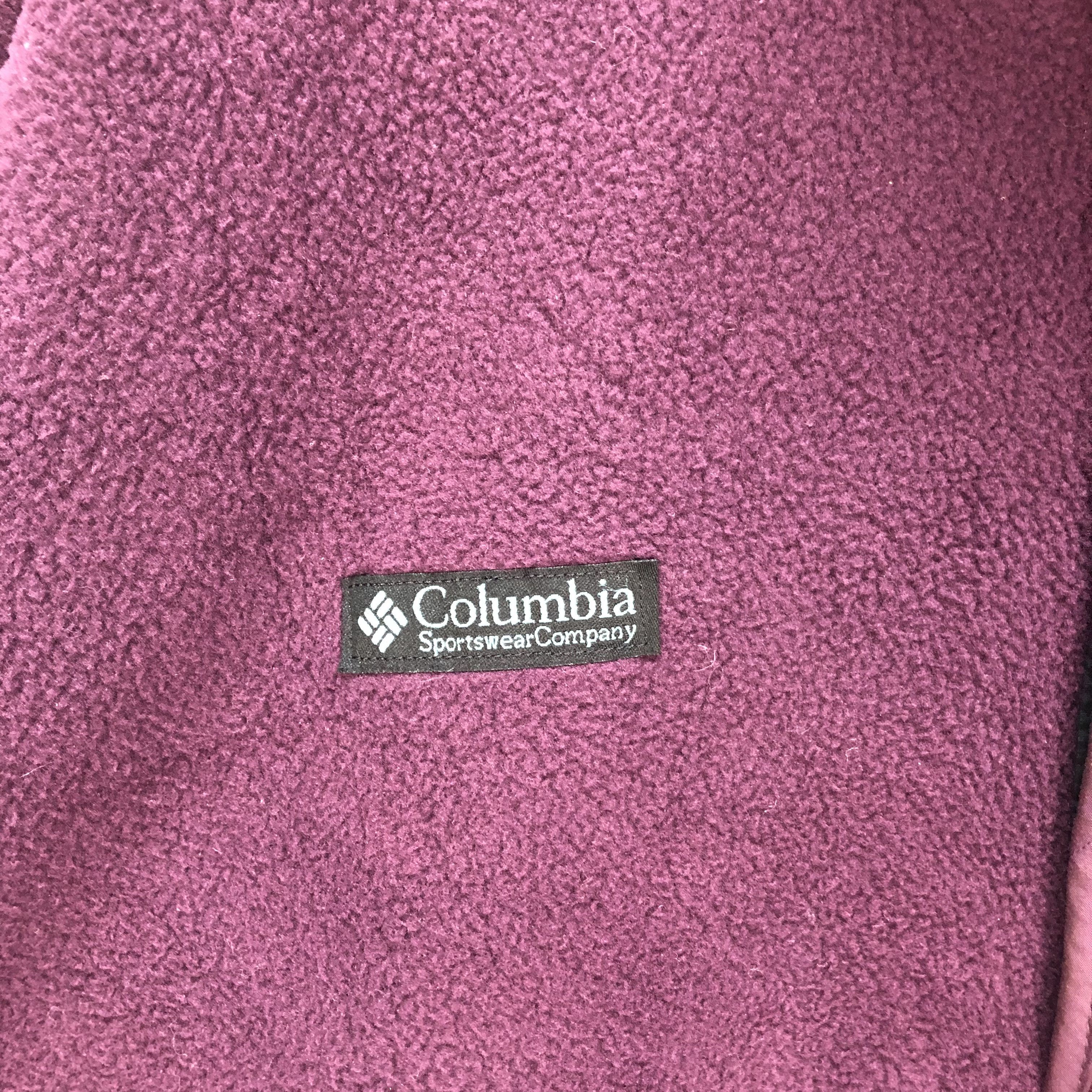 Columbia COLUMBIA SNAP BUTTON PURPLE FLEECE #6396-64 Size US XL / EU 56 / 4 - 3 Thumbnail