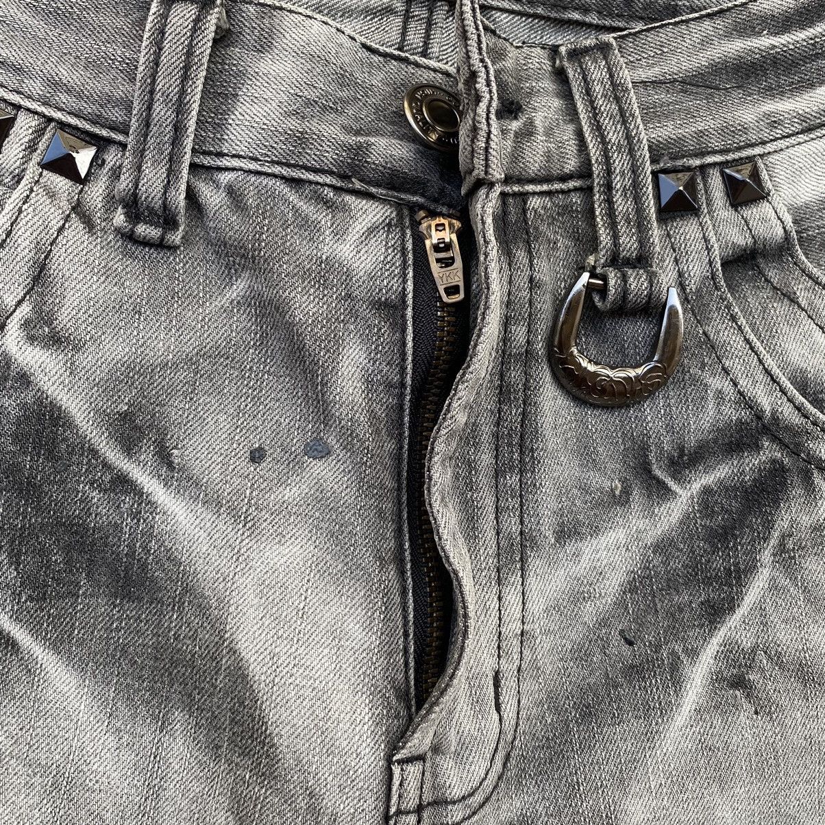 Japanese Brand Vintage Sorridere Flared Distressed Denim Pants Size US 32 / EU 48 - 6 Thumbnail