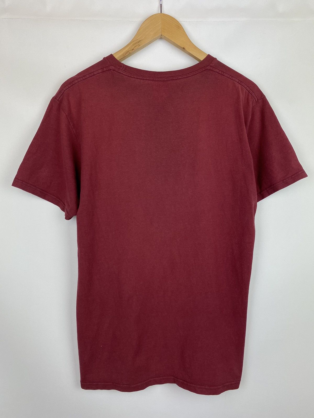 Other VTG Stussy men’s big logo distressed t shirt size M burgundy Size US M / EU 48-50 / 2 - 12 Thumbnail