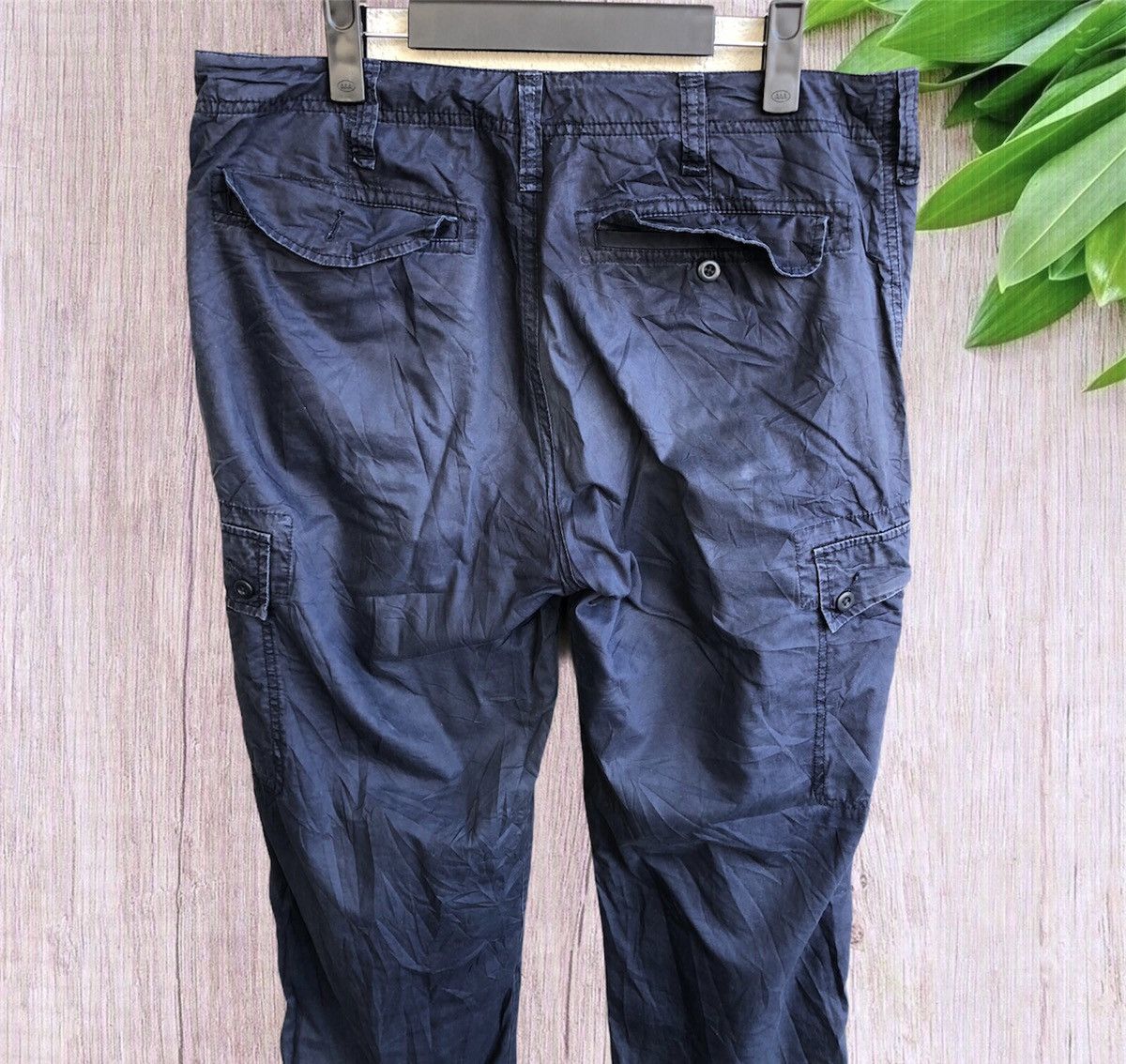 Uniqlo Vintage Uniqlo Faded utility Cargo Nylon Pants Size US 36 / EU 52 - 5 Thumbnail