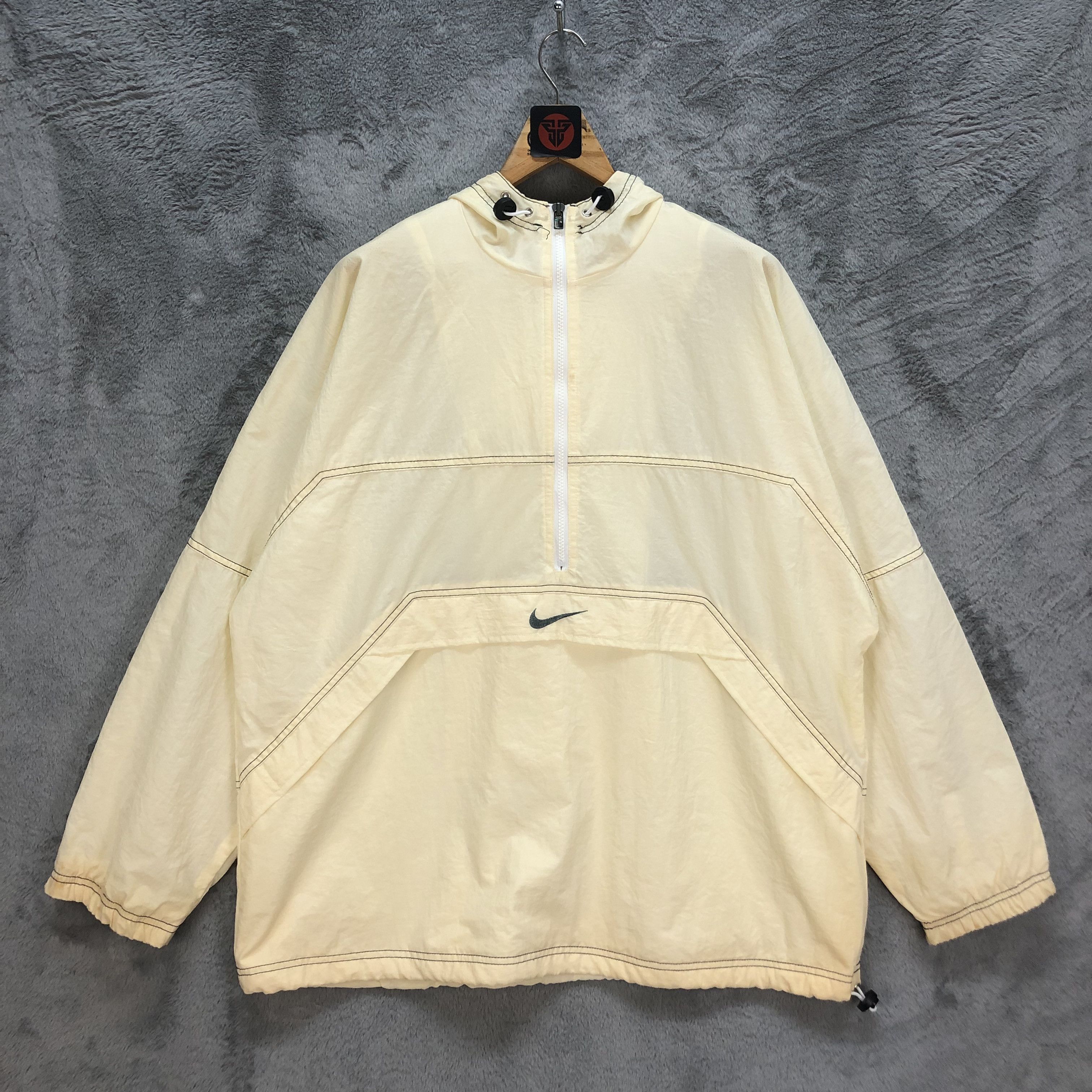 Nike TRASHED NIKE CENTER SWOOSH ANORAK JACKET #6397-64 Size US L / EU 52-54 / 3 - 1 Thumbnail