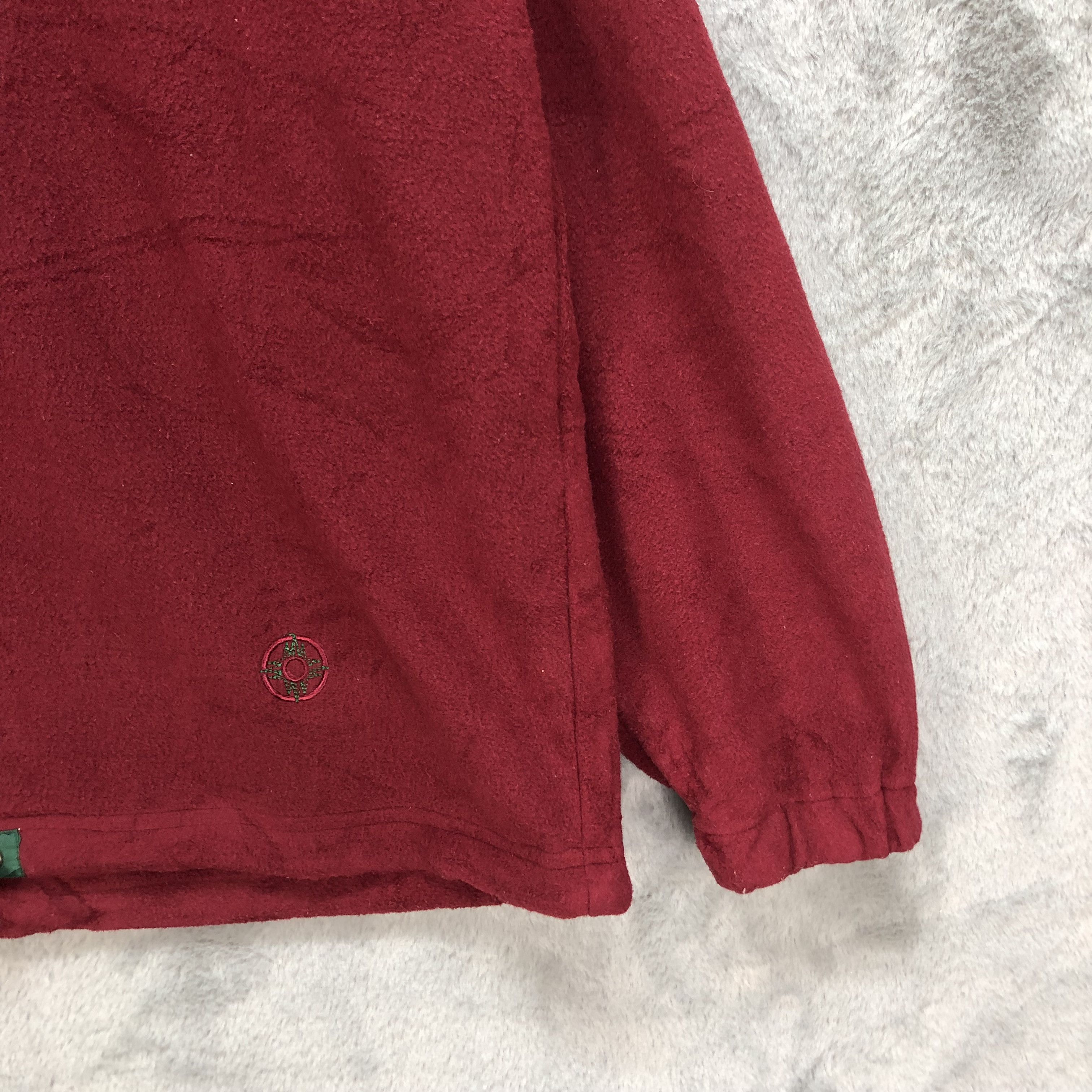 Jansport JANSPORT EMBROIDERY BACK LOGO RED FLEECE #6393-64 Size US L / EU 52-54 / 3 - 8 Thumbnail
