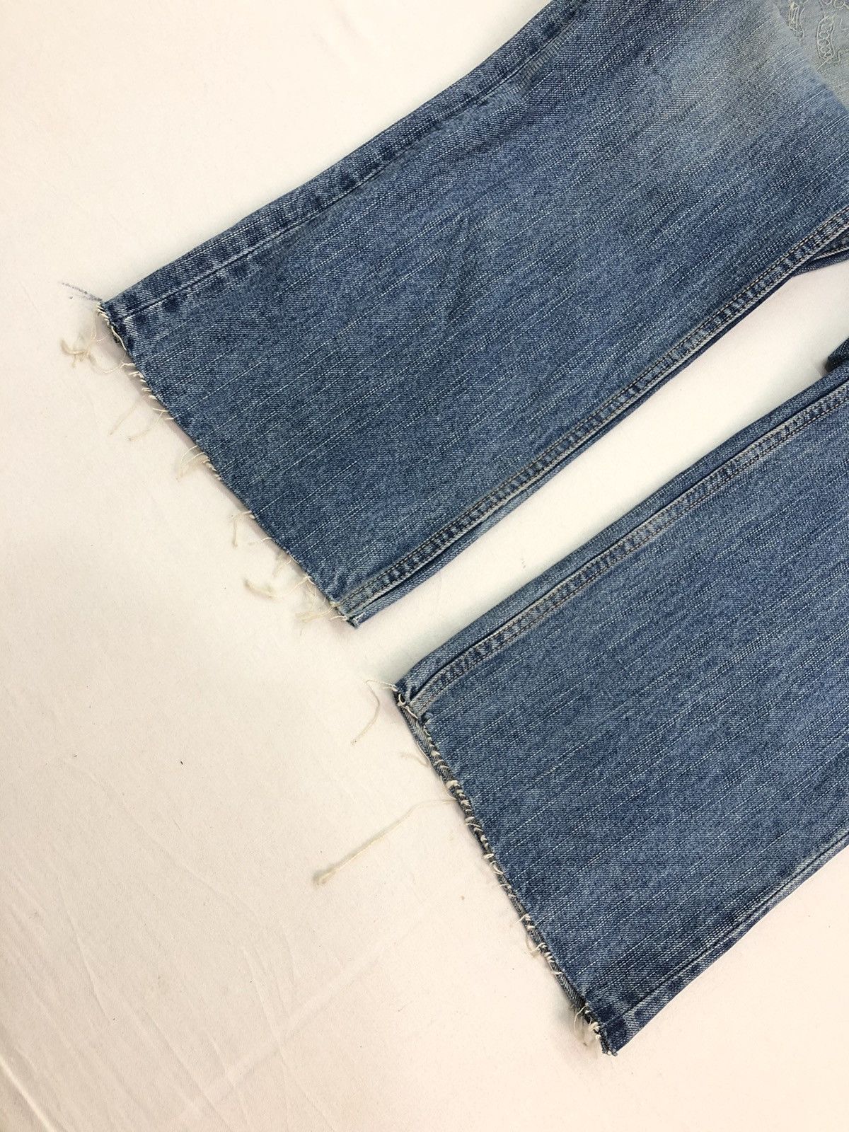 PPFM Rare Japanese PPFM Guitar Free Peace Design Denim Size US 35 - 21 Thumbnail