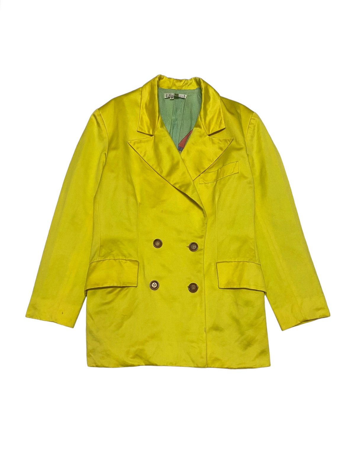 Emilio Pucci Vintage Emilio Pucci Silk Women Blazer Jacket Size L / US 10 / IT 46 - 3 Thumbnail