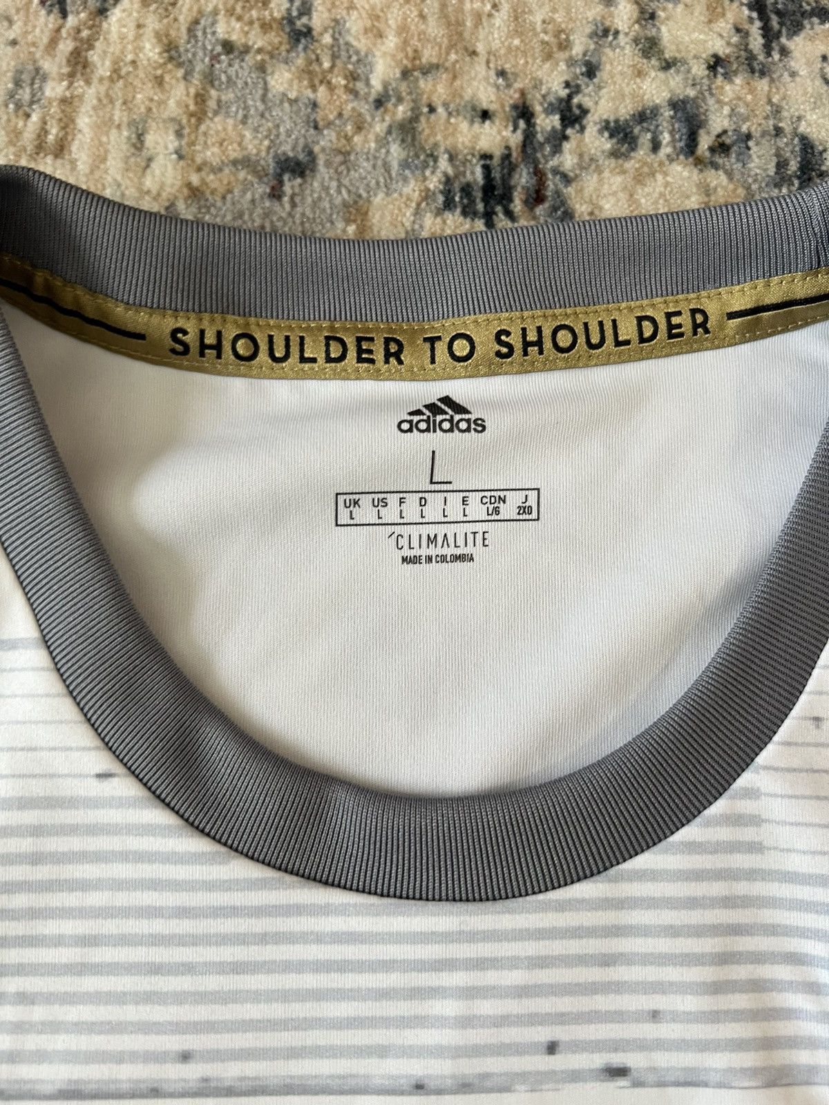Adidas Adidas Soccer Jersey LA Soccer Club Sz L Size US L / EU 52-54 / 3 - 2 Thumbnail