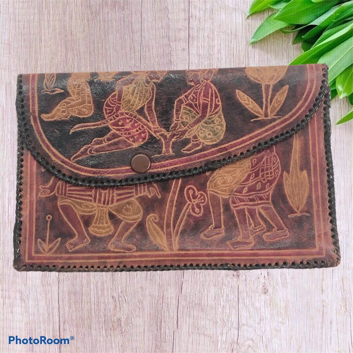 🔥rare Indian Traditional Leather Wallet