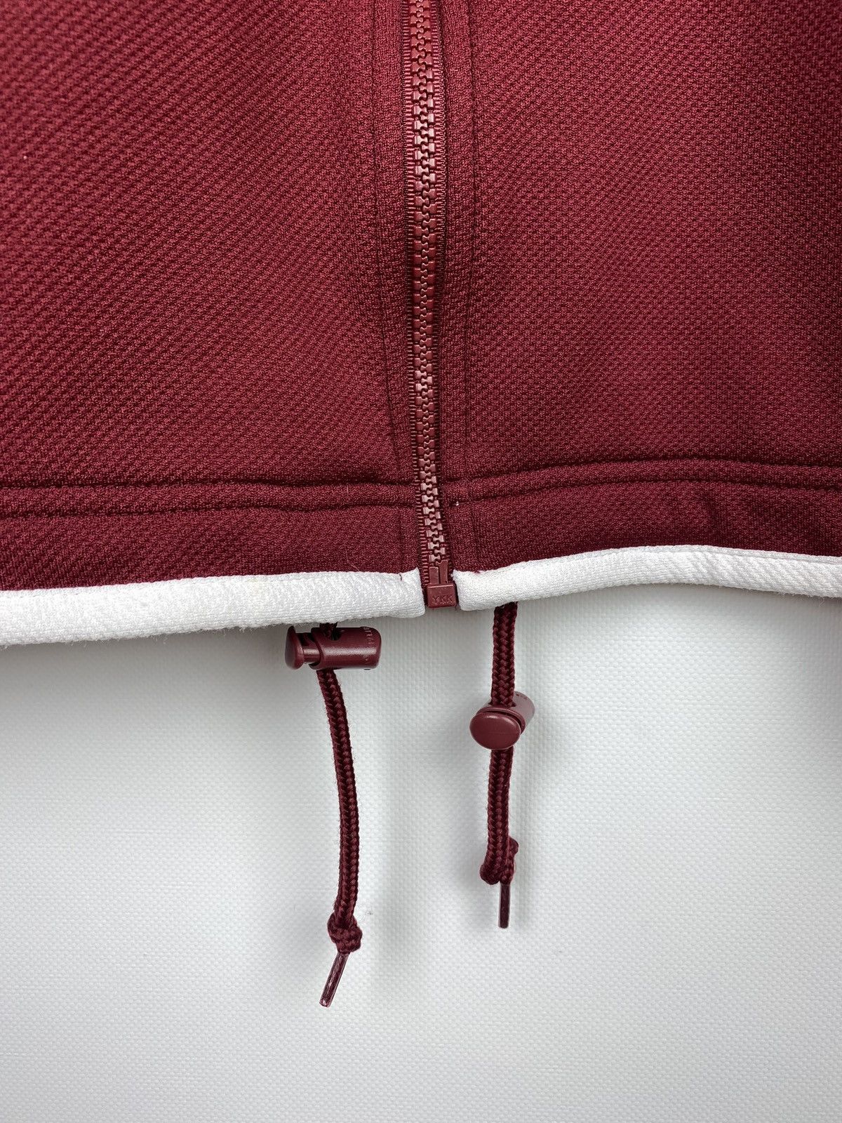 Nike × Vintage VTG 90s Nike Y2K full zip men’s track top size M burgundy Size US M / EU 48-50 / 2 - 11 Thumbnail