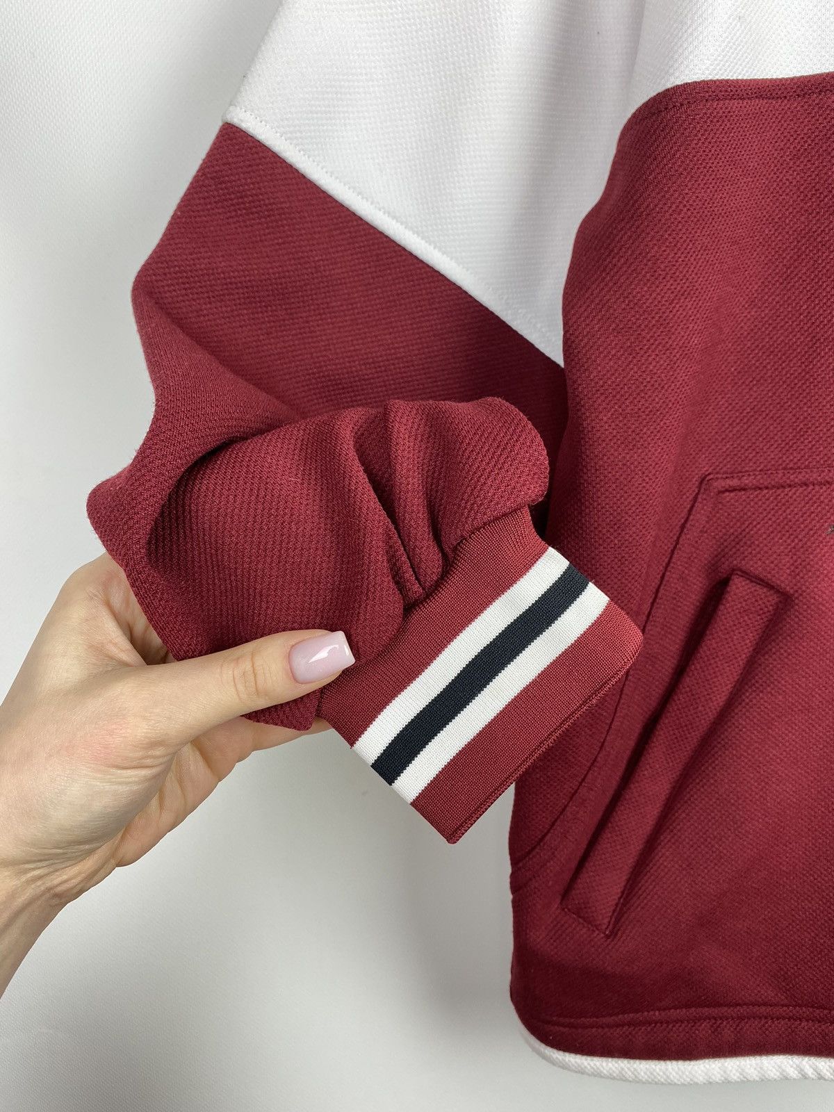 Nike × Vintage VTG 90s Nike Y2K full zip men’s track top size M burgundy Size US M / EU 48-50 / 2 - 9 Thumbnail