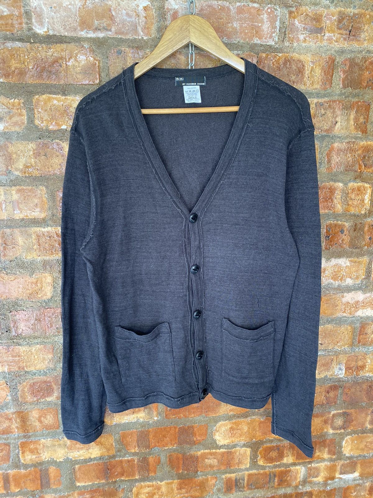 Number (N)ine SS09 Fringe grunge cardigan Size US M / EU 48-50 / 2 - 3 Thumbnail
