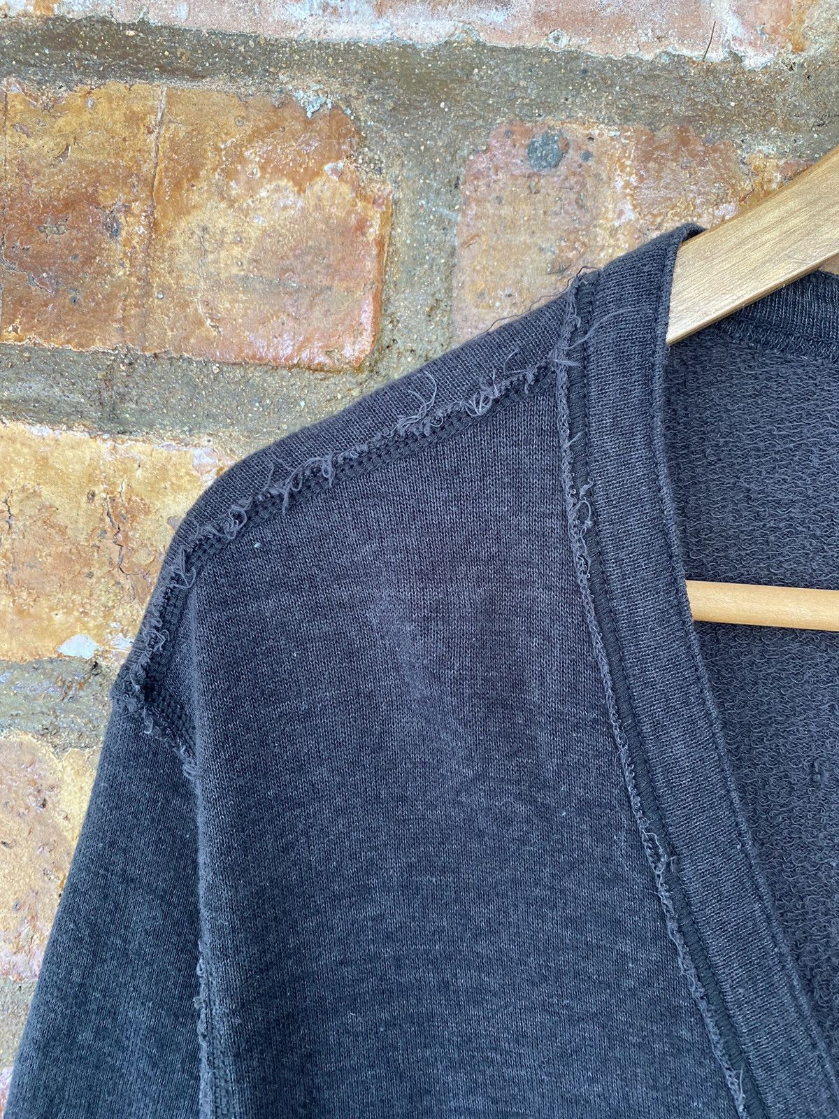 Number (N)ine SS09 Fringe grunge cardigan Size US M / EU 48-50 / 2 - 7 Thumbnail