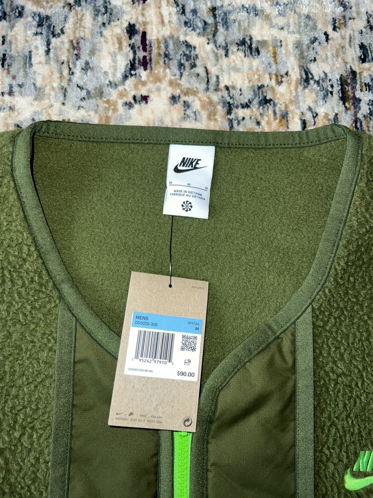 Nike Nike Sherpa Zip-Up Vest Sz M Size US M / EU 48-50 / 2 - 3 Thumbnail