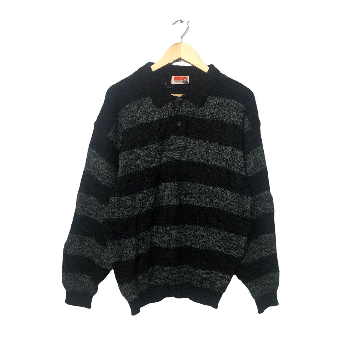Aran Isles Knitwear Vintage Mr Rois Striped Knitwear Size US M / EU 48-50 / 2 - 1 Thumbnail