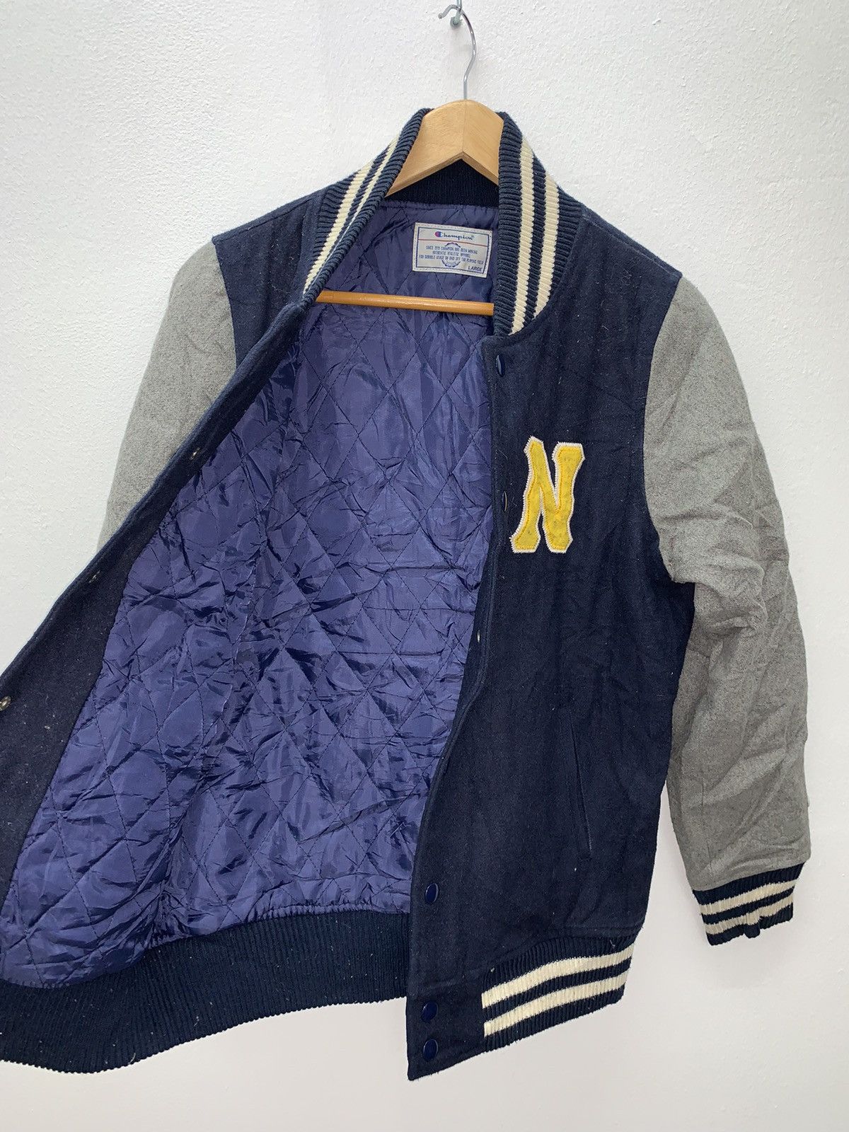 Champion Vintage Champion Wool Varsity Jacket Size US M / EU 48-50 / 2 - 4 Thumbnail