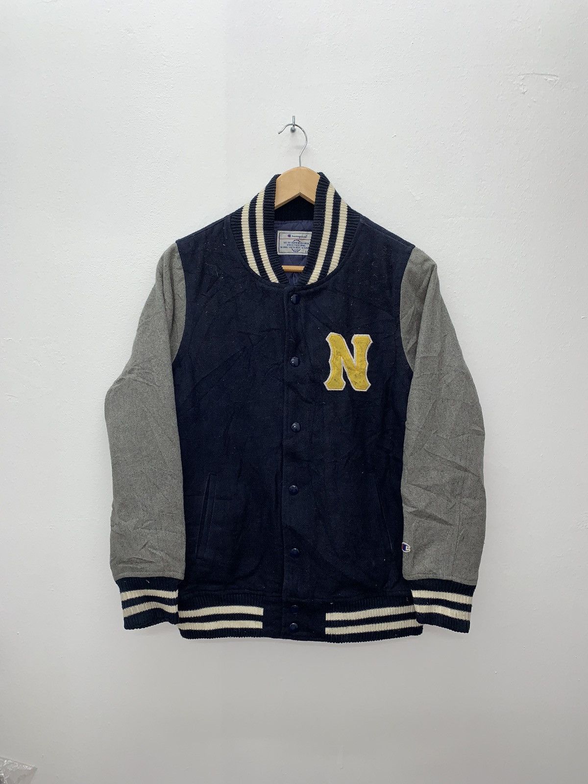 Champion Vintage Champion Wool Varsity Jacket Size US M / EU 48-50 / 2 - 1 Thumbnail