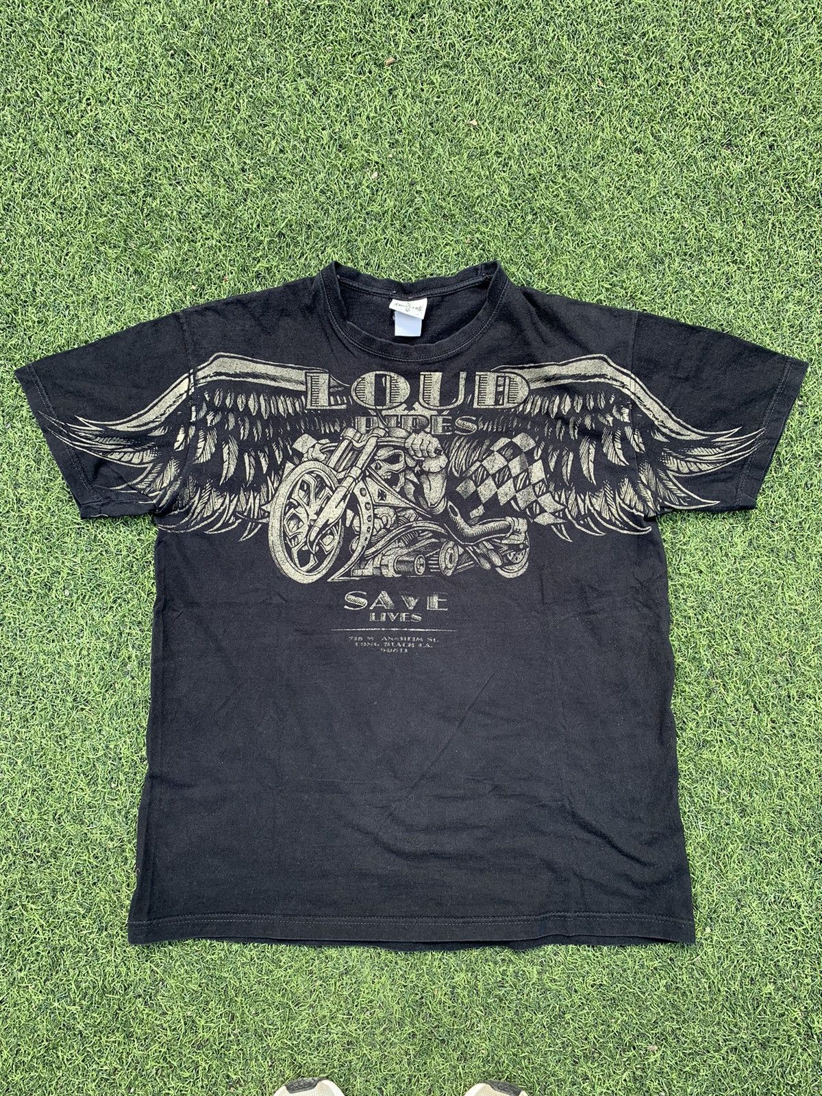 Vintage × West Coast Choppers Vintage Choppers Motorbike Tee Y2K Big Logo T-Shirt Size US L / EU 52-54 / 3 - 1 Thumbnail