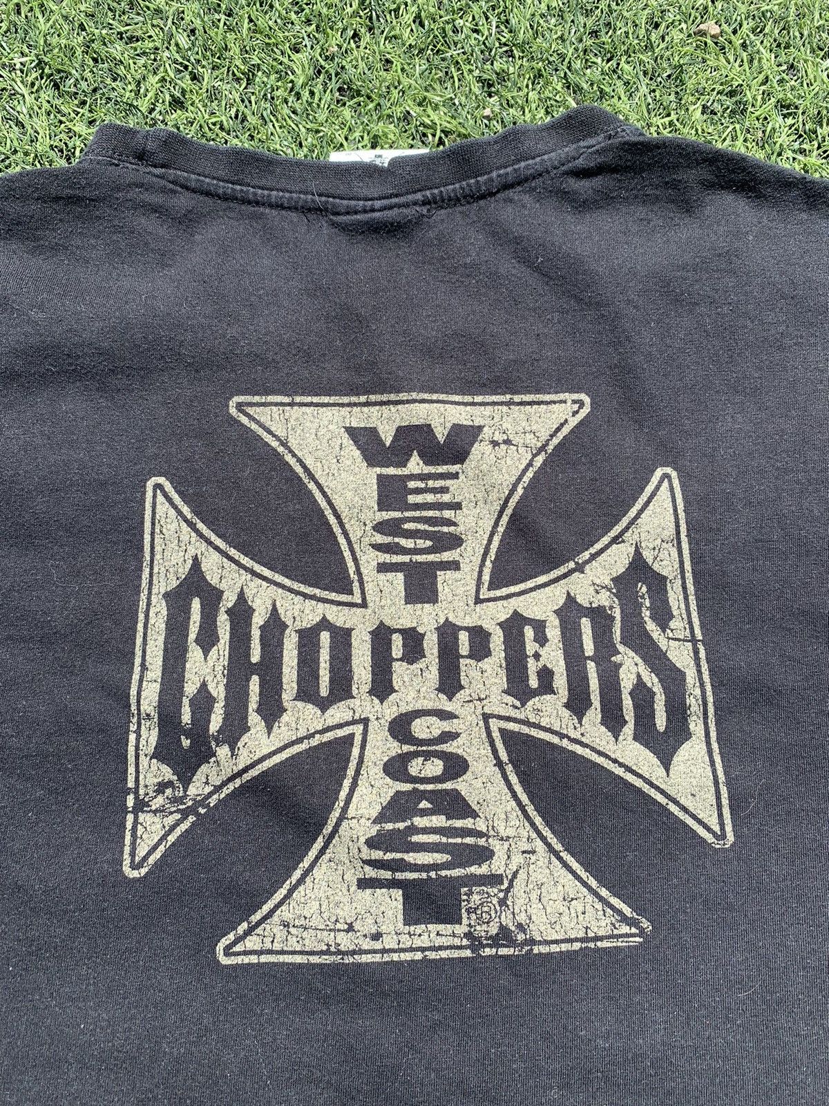 Vintage × West Coast Choppers Vintage Choppers Motorbike Tee Y2K Big Logo T-Shirt Size US L / EU 52-54 / 3 - 6 Thumbnail
