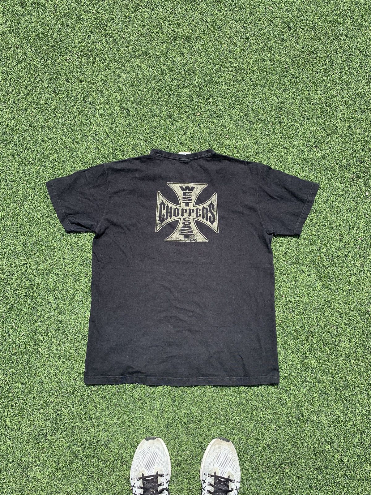 Vintage × West Coast Choppers Vintage Choppers Motorbike Tee Y2K Big Logo T-Shirt Size US L / EU 52-54 / 3 - 2 Thumbnail