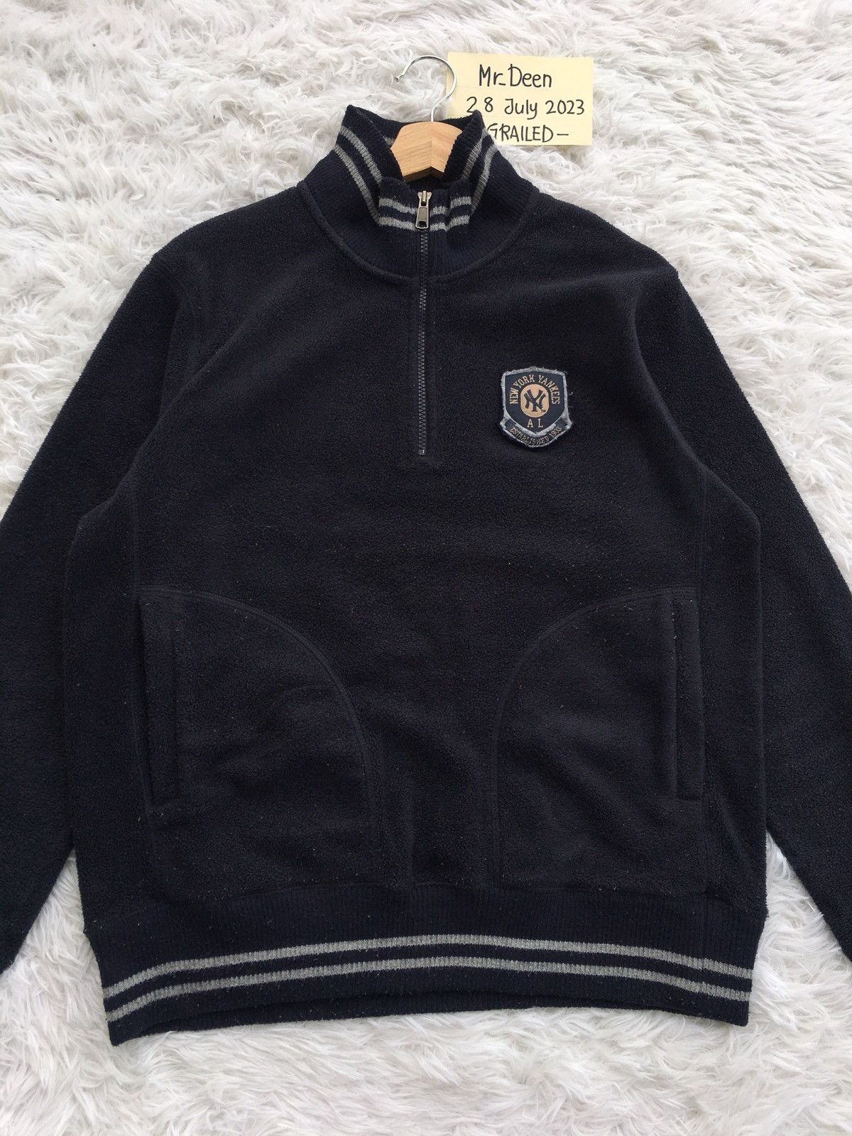 MLB Rare New York Yankees NY Fleece Sweater Jacket MLB Size US L / EU 52-54 / 3 - 5 Thumbnail