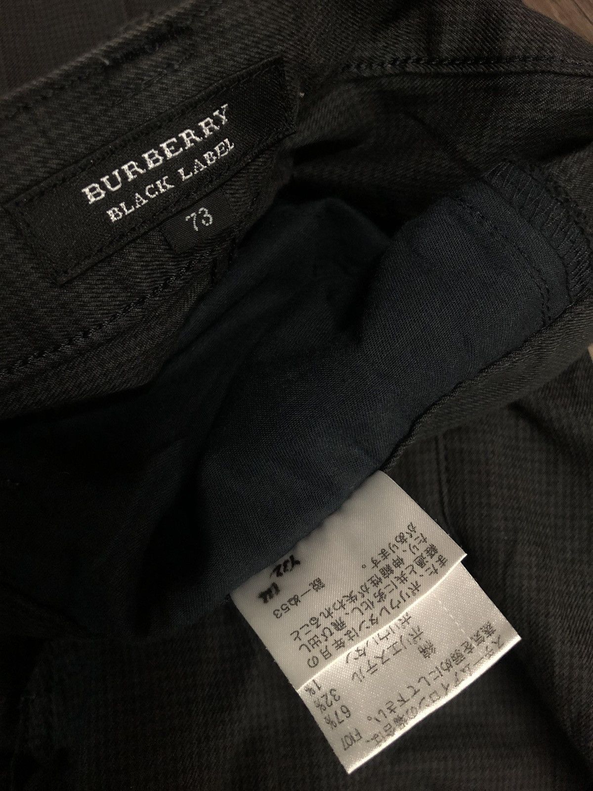 Burberry × Vintage Burberry Black Label Smart Casual Pant Size US 30 / EU 46 - 2 Thumbnail