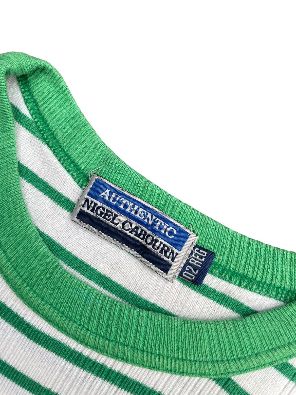 Designer × Japanese Brand × Nigel Cabourn Vintage Nigel Cabourn Stripes Ringger Tshirt Size US L / EU 52-54 / 3 - 5 Thumbnail