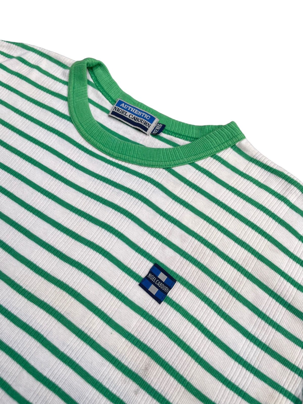 Designer × Japanese Brand × Nigel Cabourn Vintage Nigel Cabourn Stripes Ringger Tshirt Size US L / EU 52-54 / 3 - 3 Thumbnail