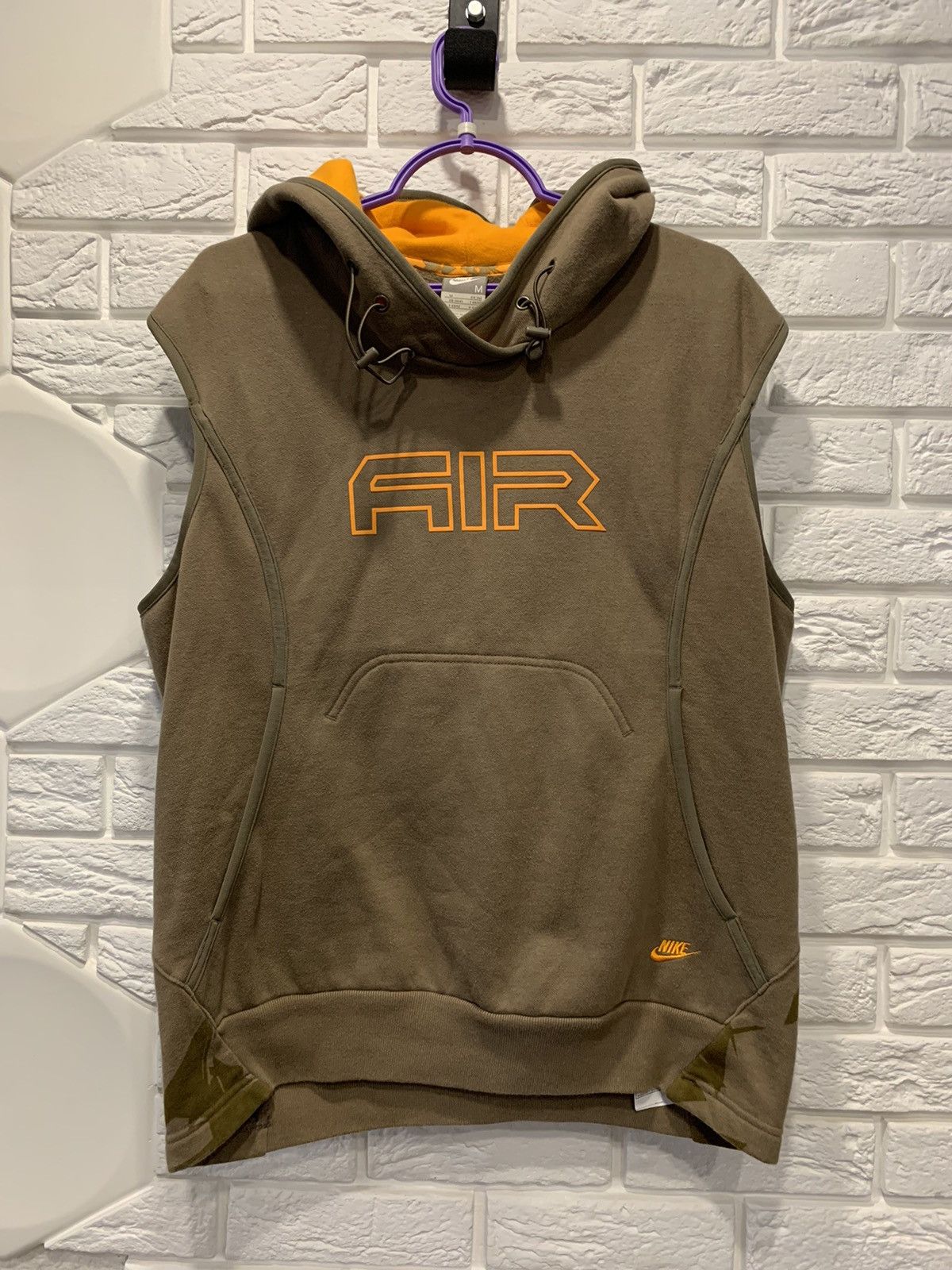 Nike × Vintage Nike Rare Vest Vintage Drill Swoosh Y2K Size M Size US M / EU 48-50 / 2 - 2 Thumbnail
