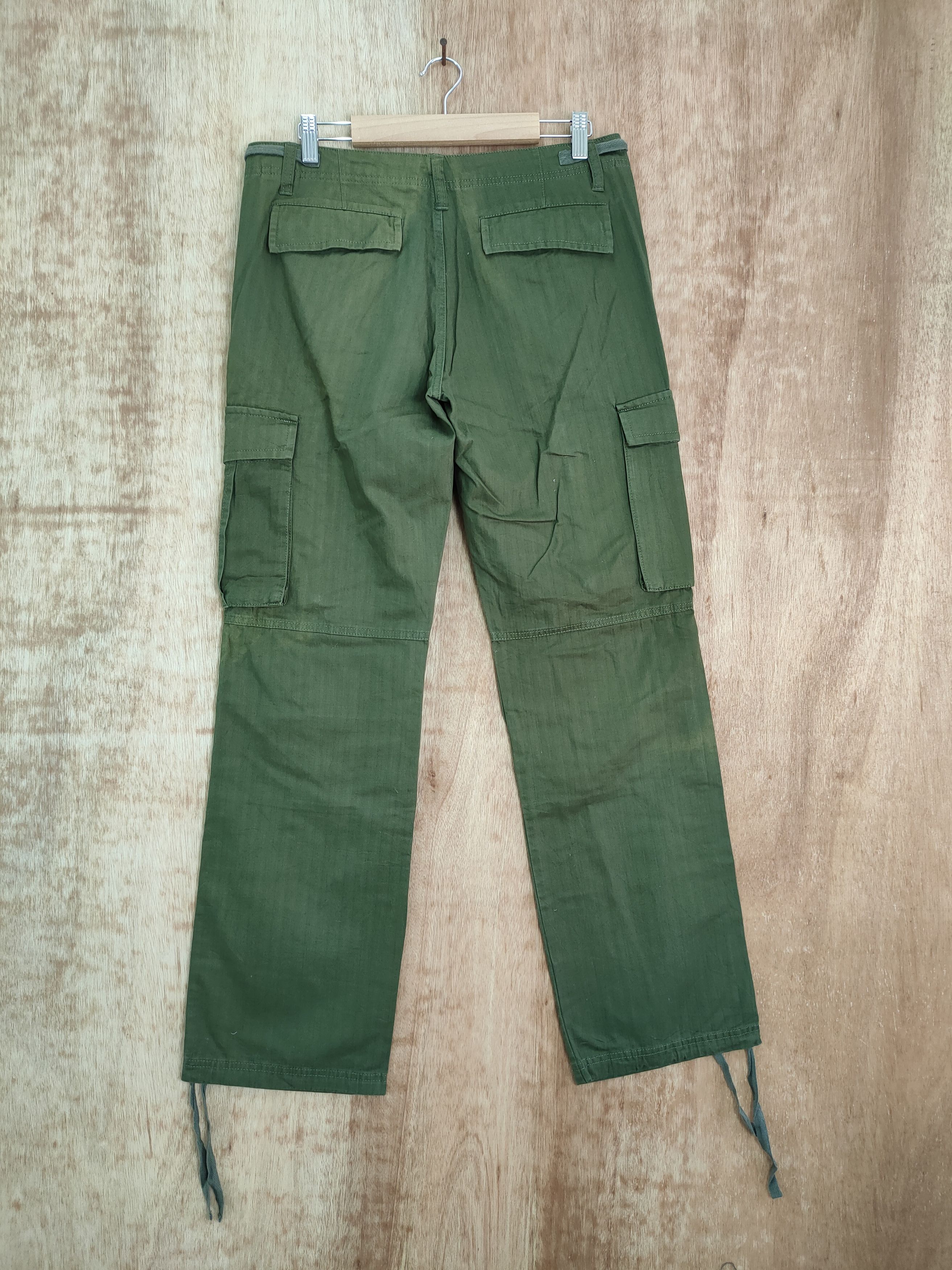 Japanese Brand × Takeo Kikuchi DL Takeo Kikuchi TK faded green multipocket cargo pants #471 Size US 30 / EU 46 - 6 Thumbnail