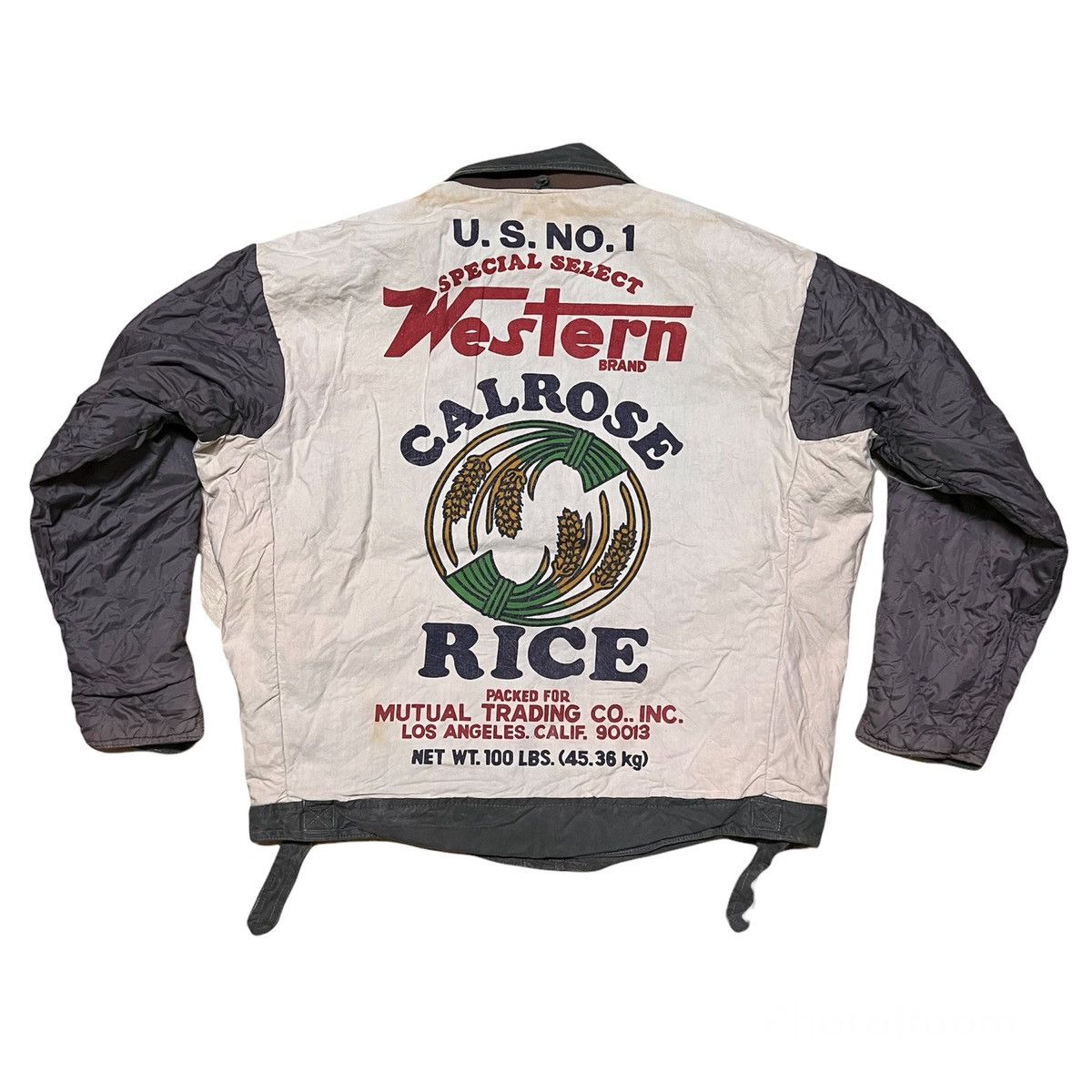 Japanese Brand Wakie Talkie Big Logo Reversible Jacket Distressed Style Size US XL / EU 56 / 4 - 1 Thumbnail