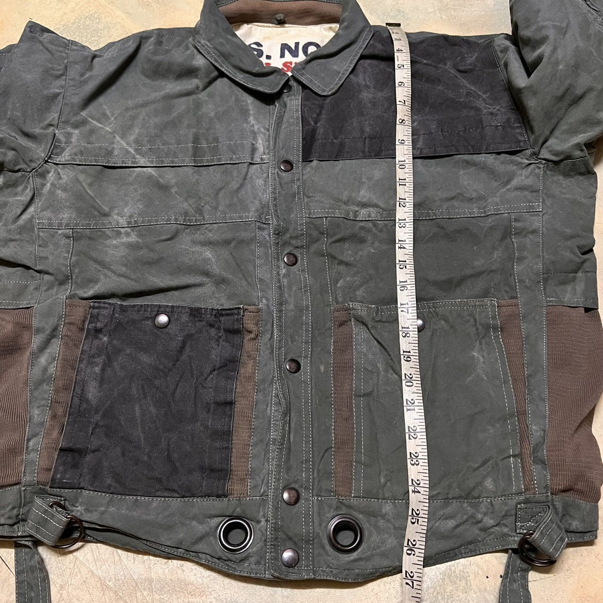 Japanese Brand Wakie Talkie Big Logo Reversible Jacket Distressed Style Size US XL / EU 56 / 4 - 12 Thumbnail