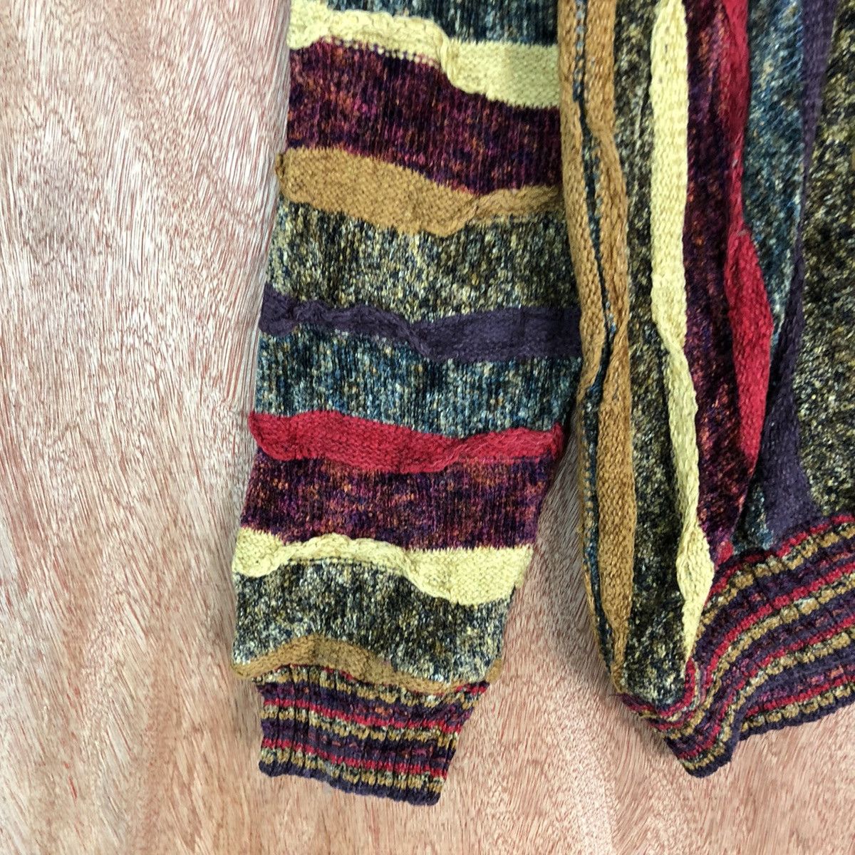 Homespun Knitwear DL Thor Thompson rayon stripe Like coogi Knit #c668 Size US XL / EU 56 / 4 - 6 Thumbnail