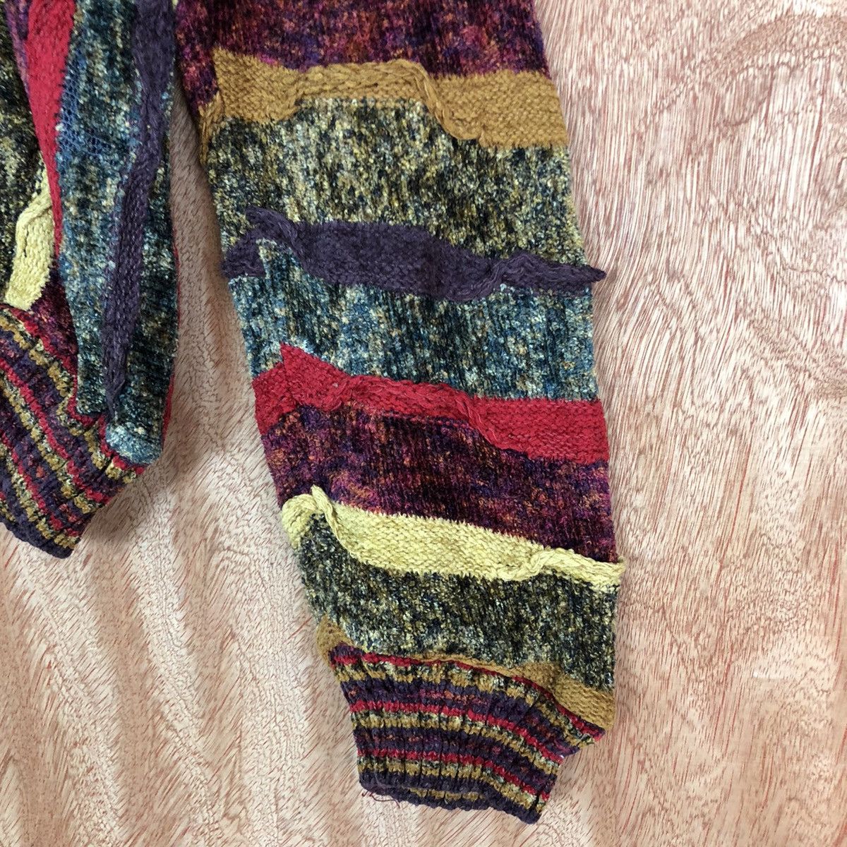 Homespun Knitwear DL Thor Thompson rayon stripe Like coogi Knit #c668 Size US XL / EU 56 / 4 - 4 Thumbnail