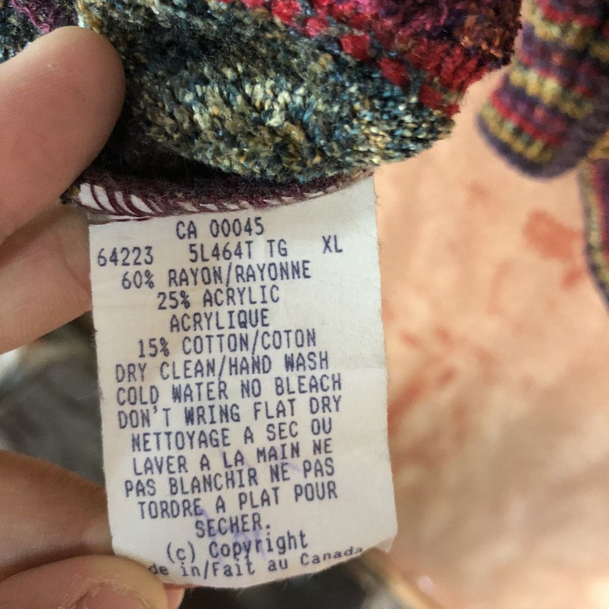 Homespun Knitwear DL Thor Thompson rayon stripe Like coogi Knit #c668 Size US XL / EU 56 / 4 - 15 Thumbnail