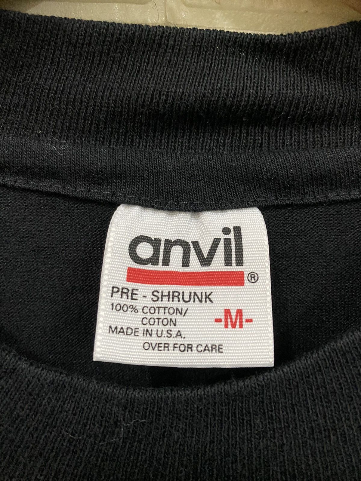 Anvil × Vintage Vintage 90’s MCMXCVII Black T-shirt Size US M / EU 48-50 / 2 - 5 Thumbnail