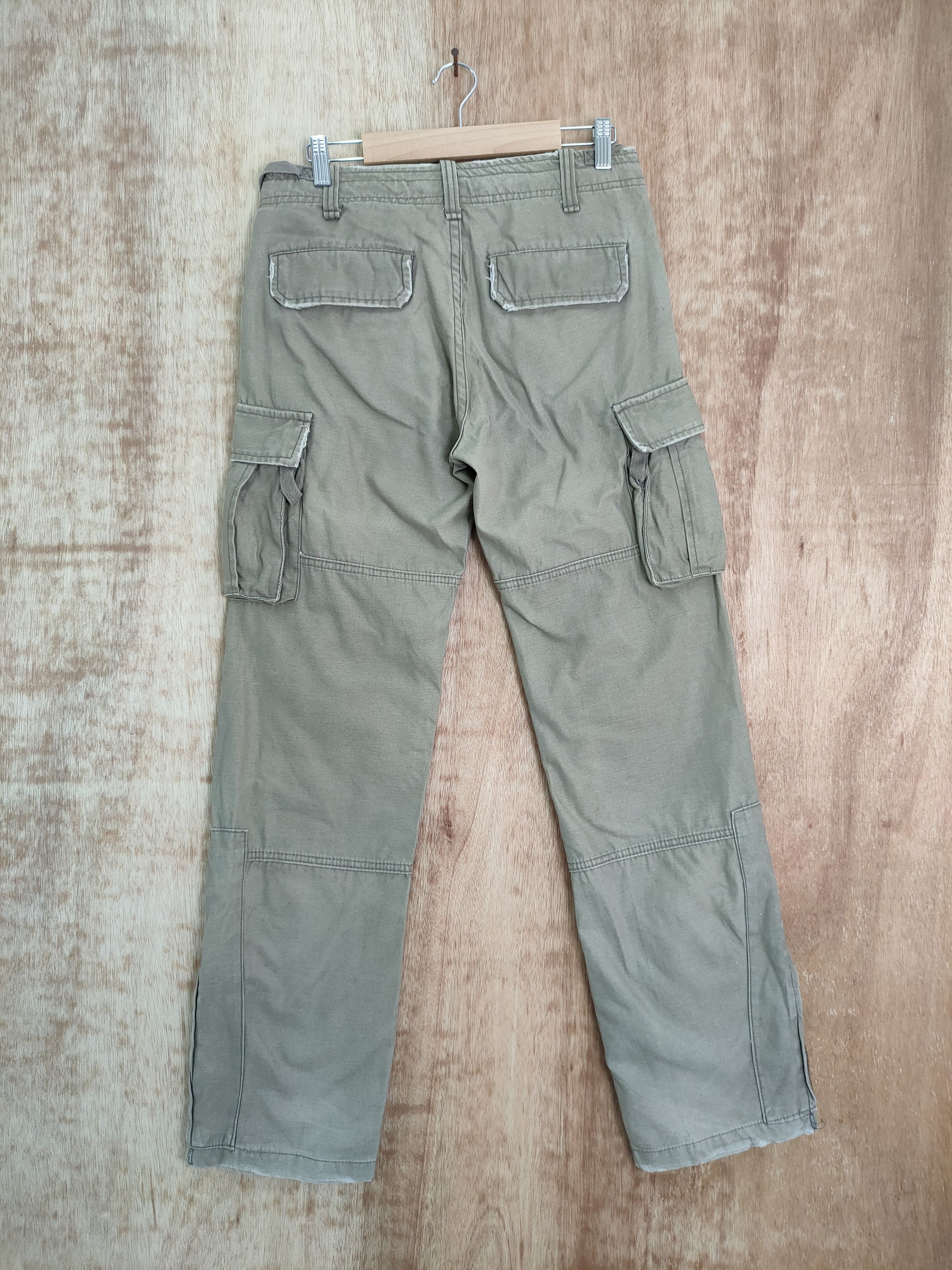 Japanese Brand Jungle storm faded cargo pants multipocket streetwear #450DL Size US 30 / EU 46 - 5 Thumbnail