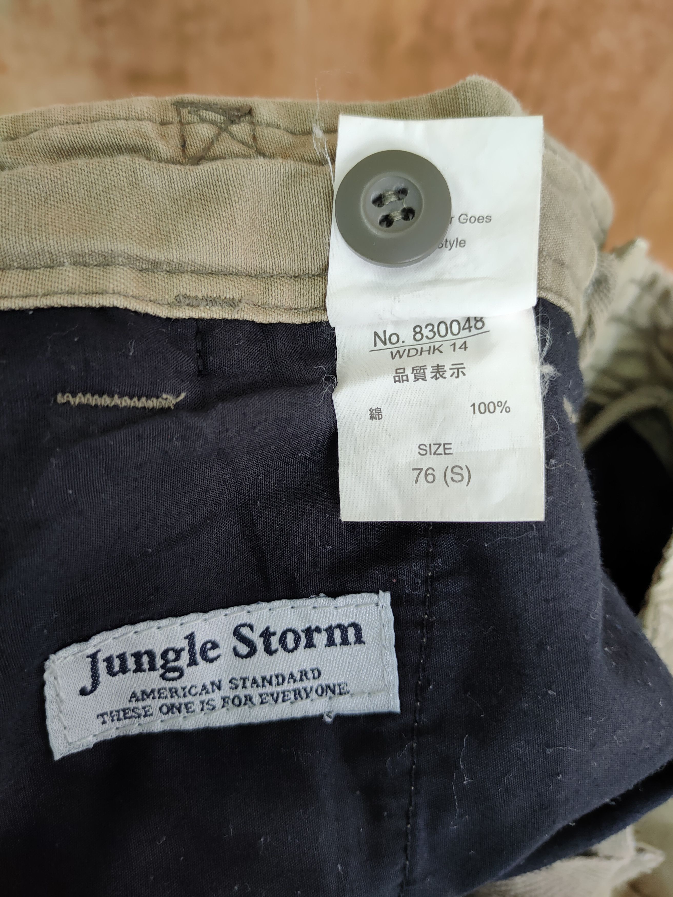 Japanese Brand Jungle storm faded cargo pants multipocket streetwear #450DL Size US 30 / EU 46 - 9 Thumbnail