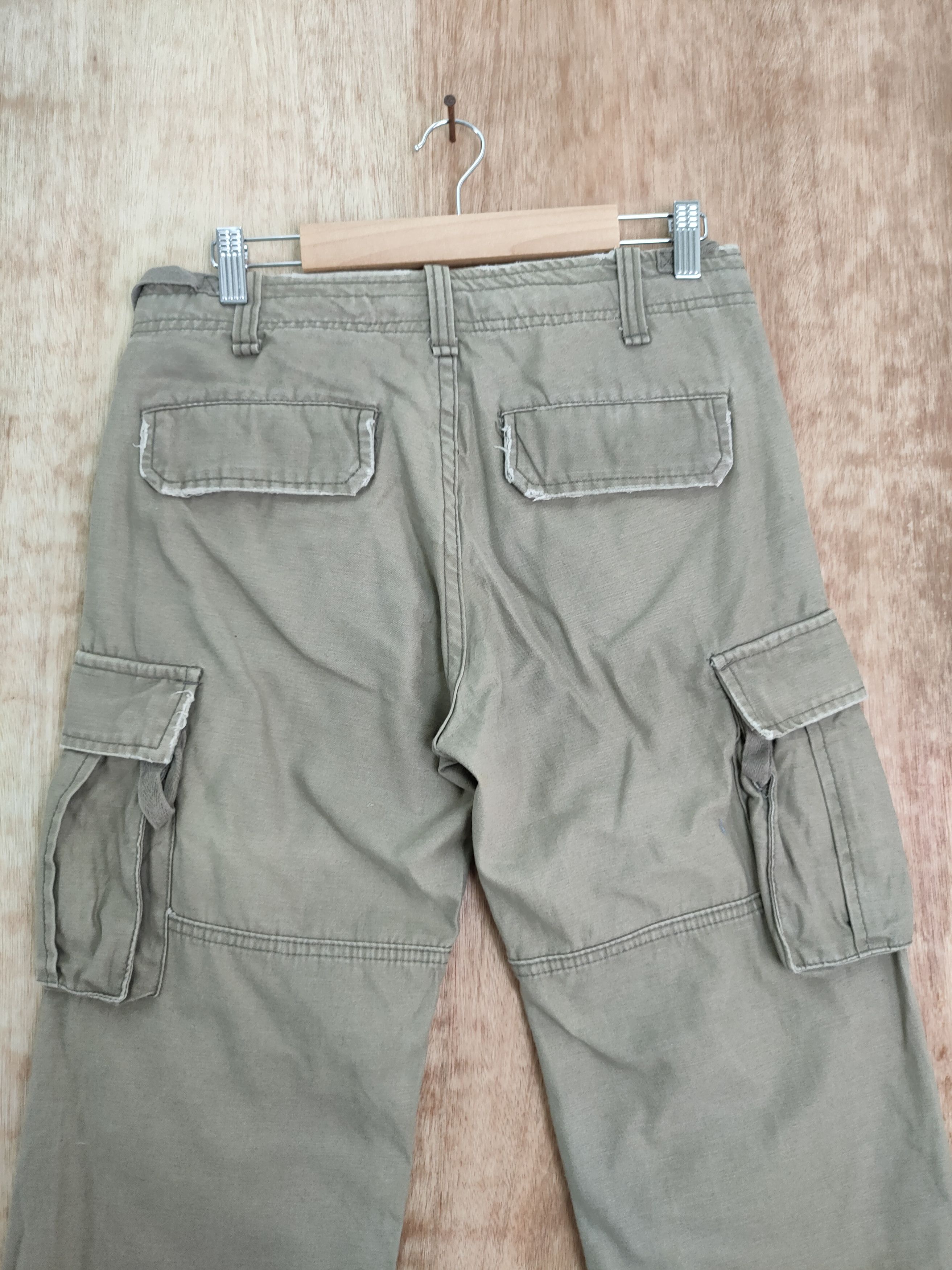 Japanese Brand Jungle storm faded cargo pants multipocket streetwear #450DL Size US 30 / EU 46 - 7 Thumbnail